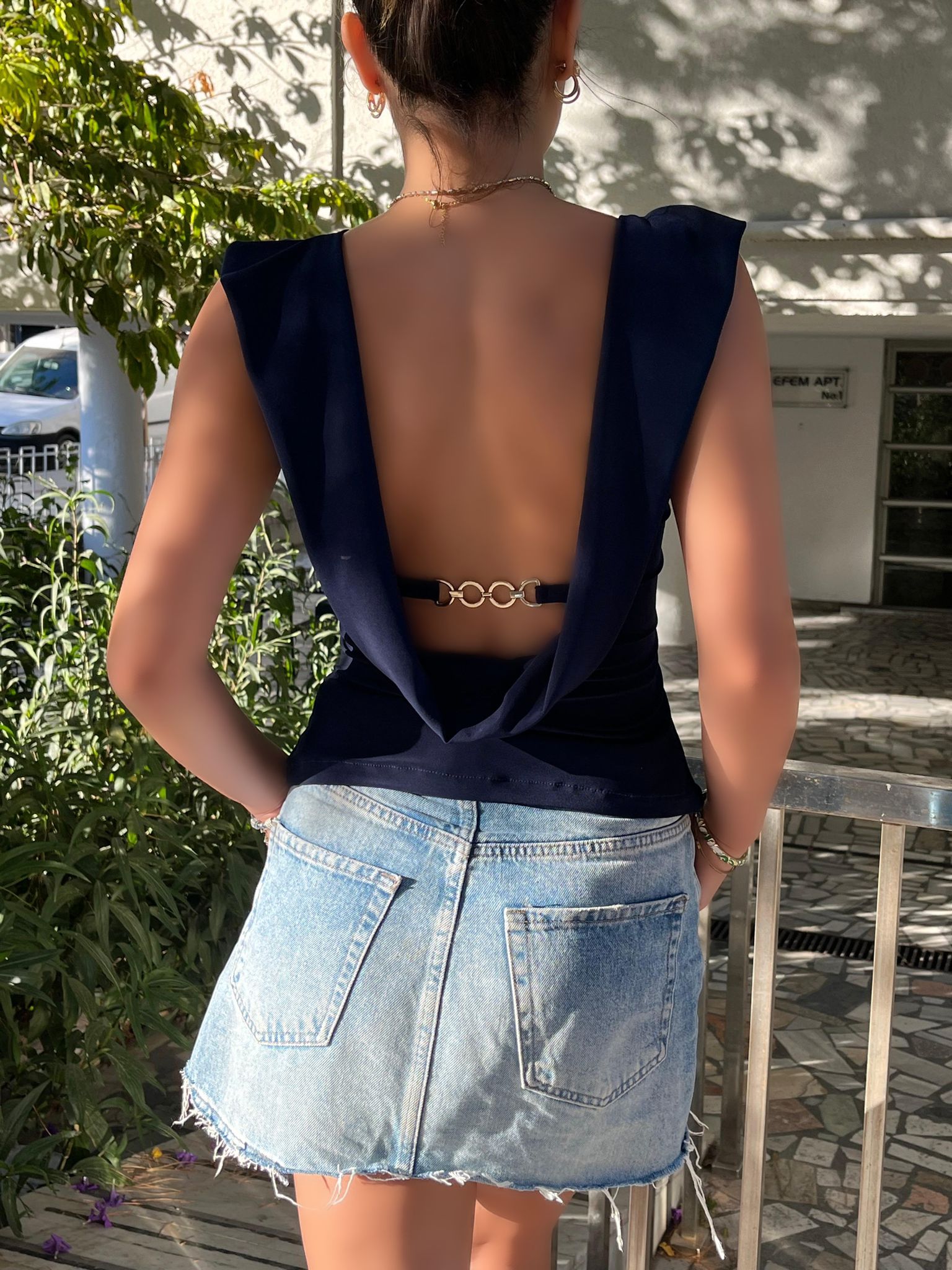 CASSİE BLUZ LACİVERT