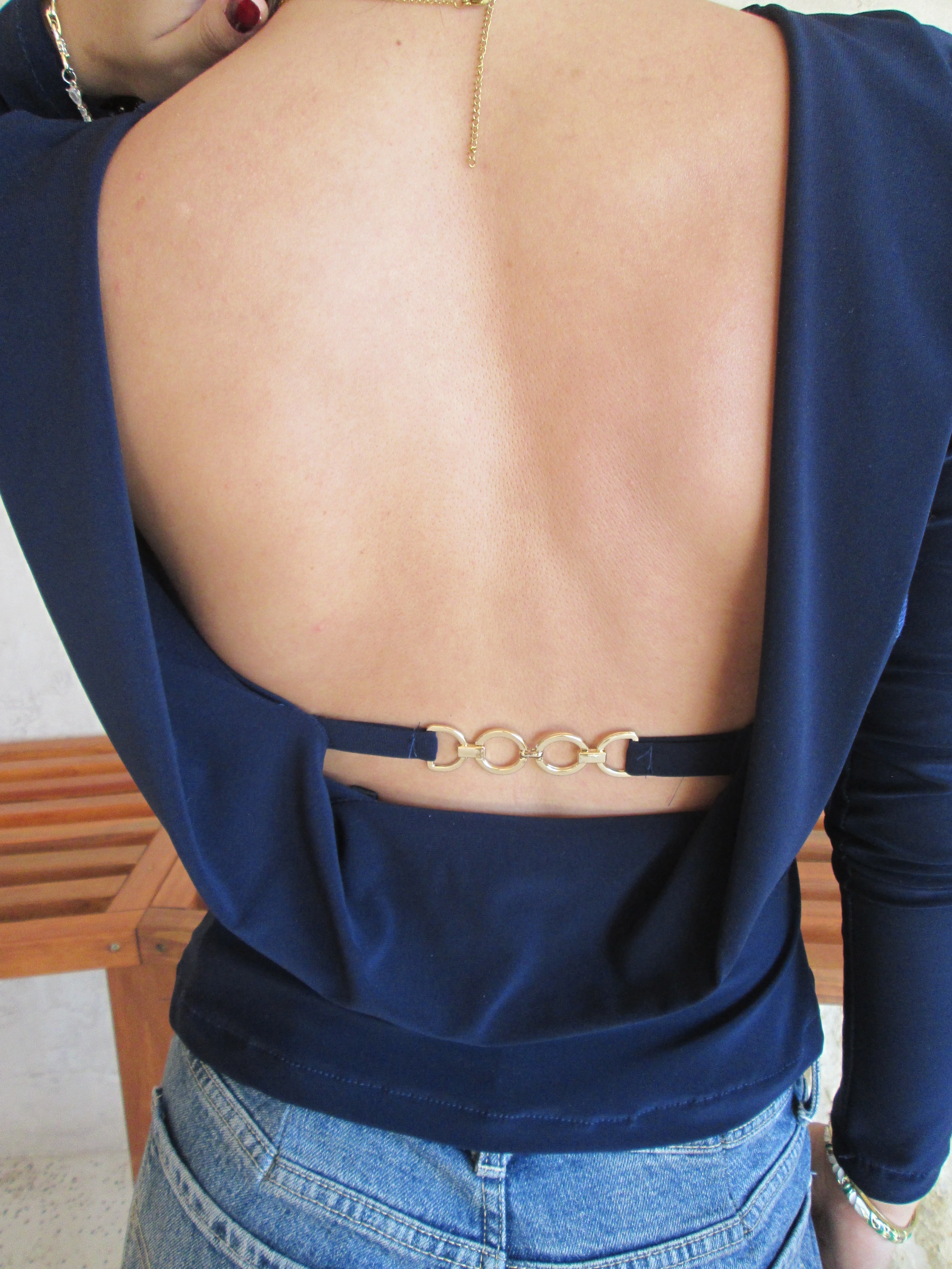 CASSİE UZUN KOLLU BLUZ LACİVERT