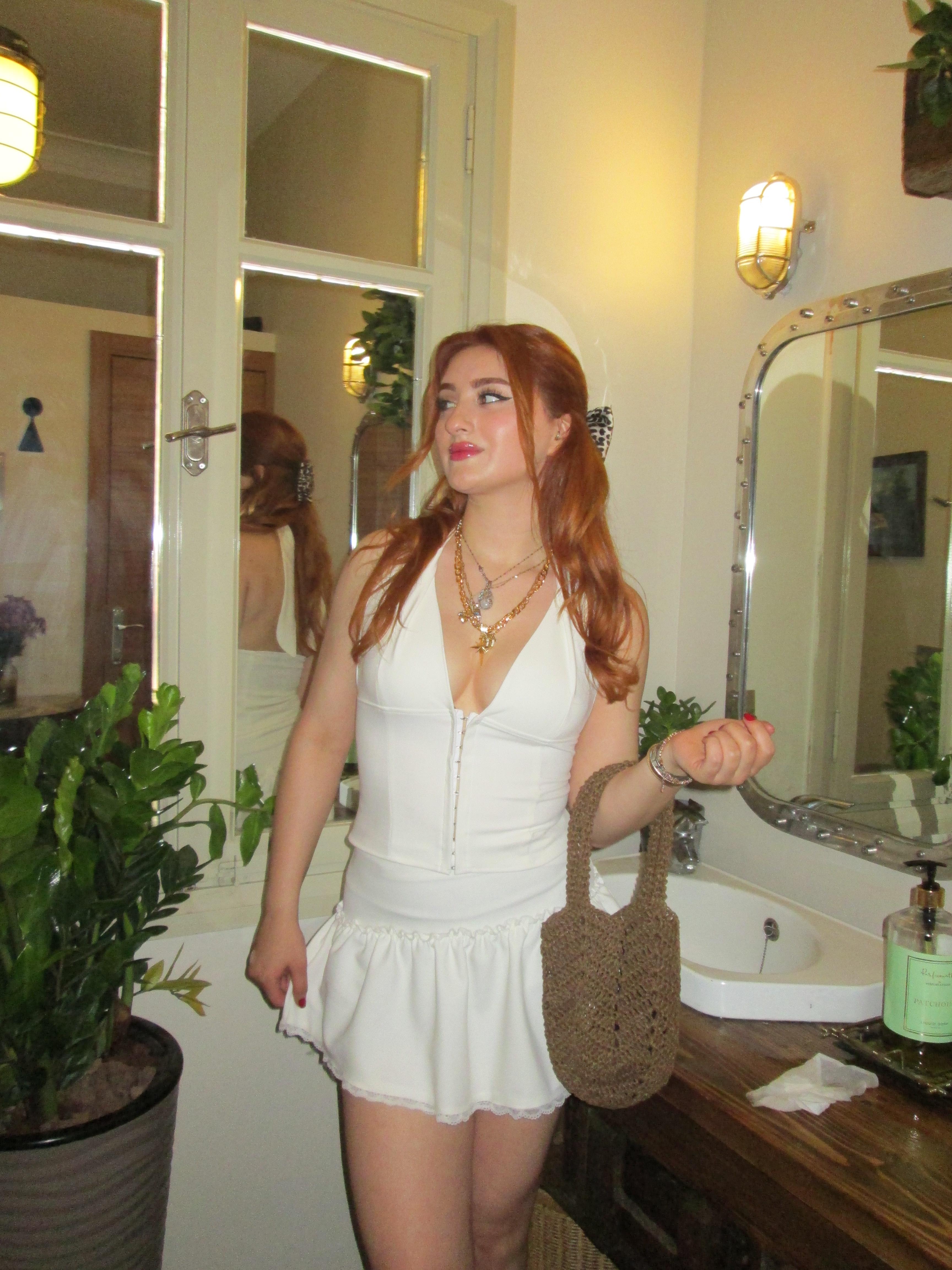 Gigi White Skirt