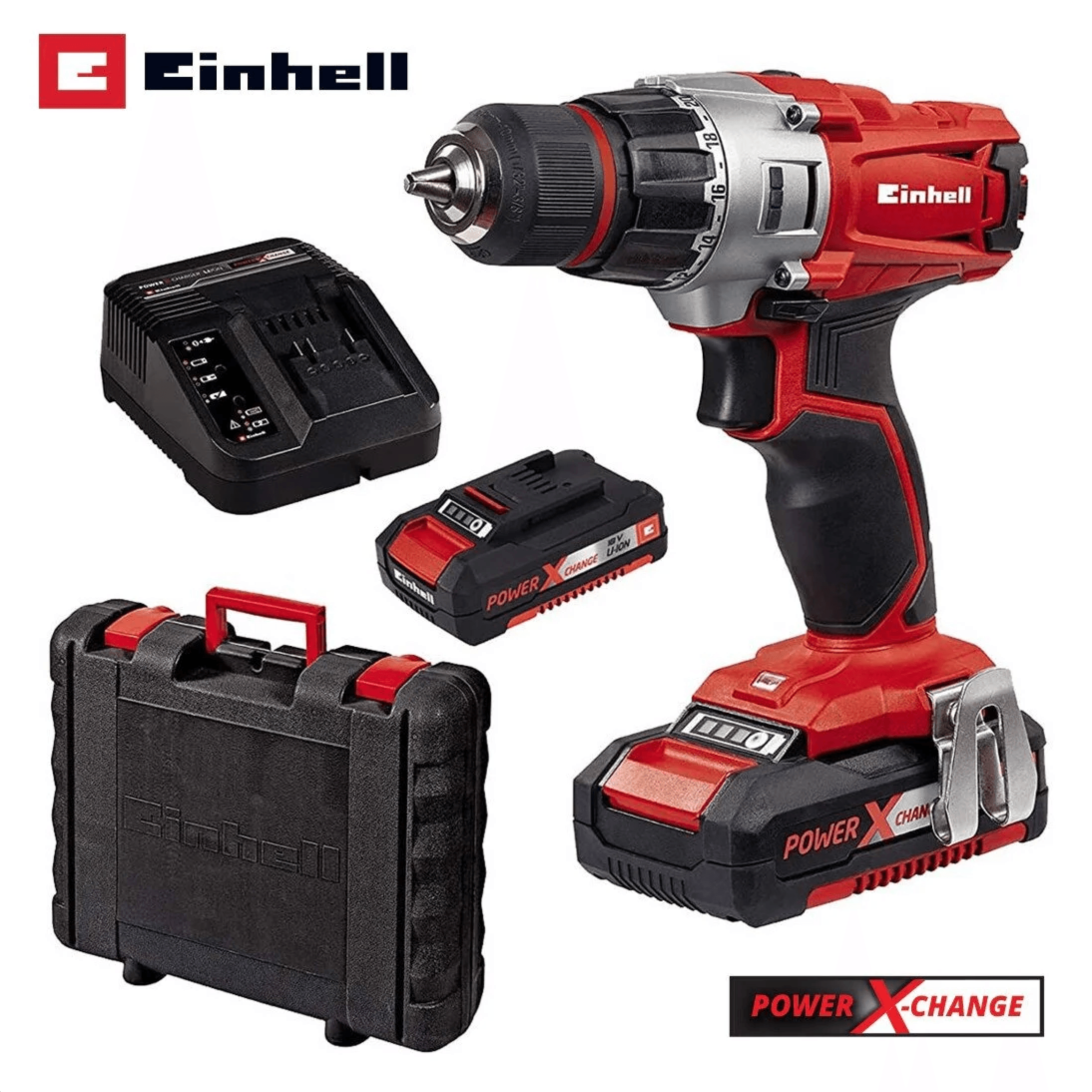 Einhell TE-CD 18/2 Li Kit (2x1,5 Ah) Akülü Vidalama Darbesiz - 4513830