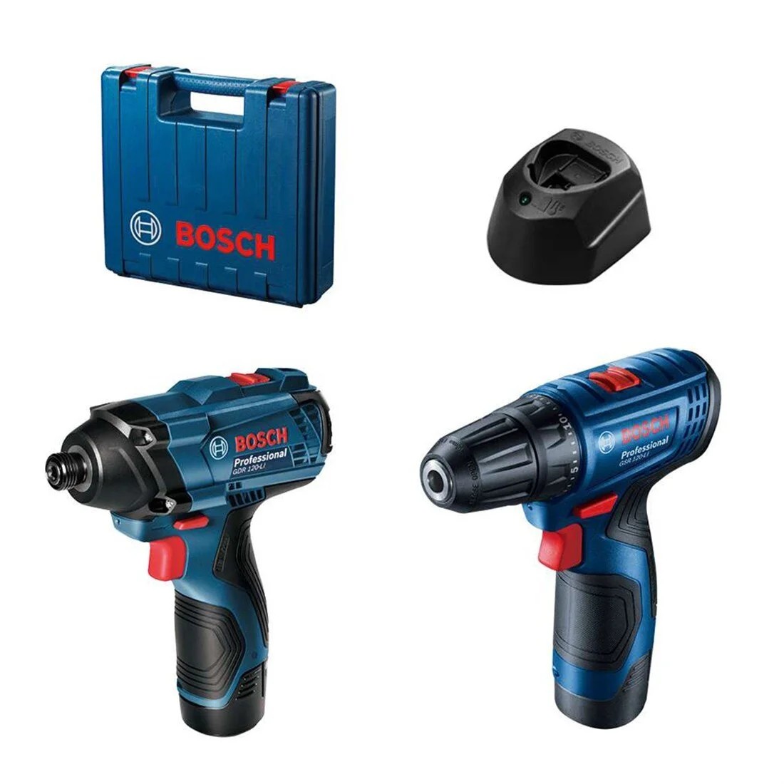 Bosch Professional Gsr 120-Lı Akülü Vidalama + GDR 120-Lı Somun Sıkma Makinesi - 06019G8023