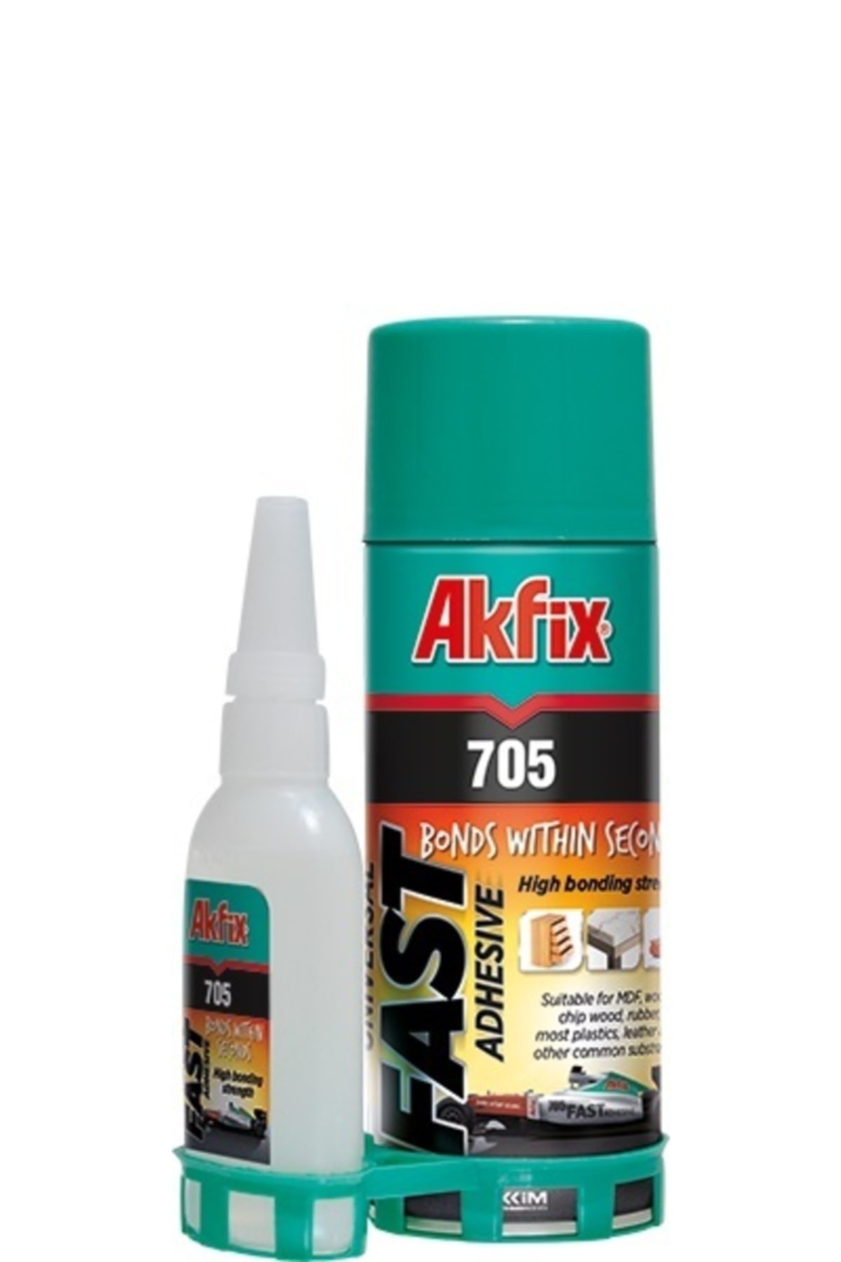 Akfix GA065 Hızlı Yapıştırıcı 400 ml 100 gr Profesyonel 705 Mdf