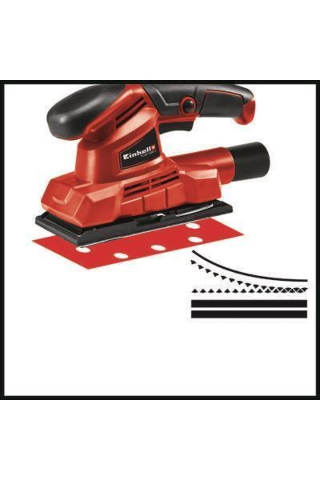 Einhell Ponceuse vibrante TC-OS 1520 (150 W, Pince de serrage, Conception  compacte) Livré avec 3