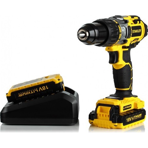 Stanley STDC18LHBK-TR 18Volt/2,0Ah Li-ion Çift Akülü Profesyonel Darbeli Matkap