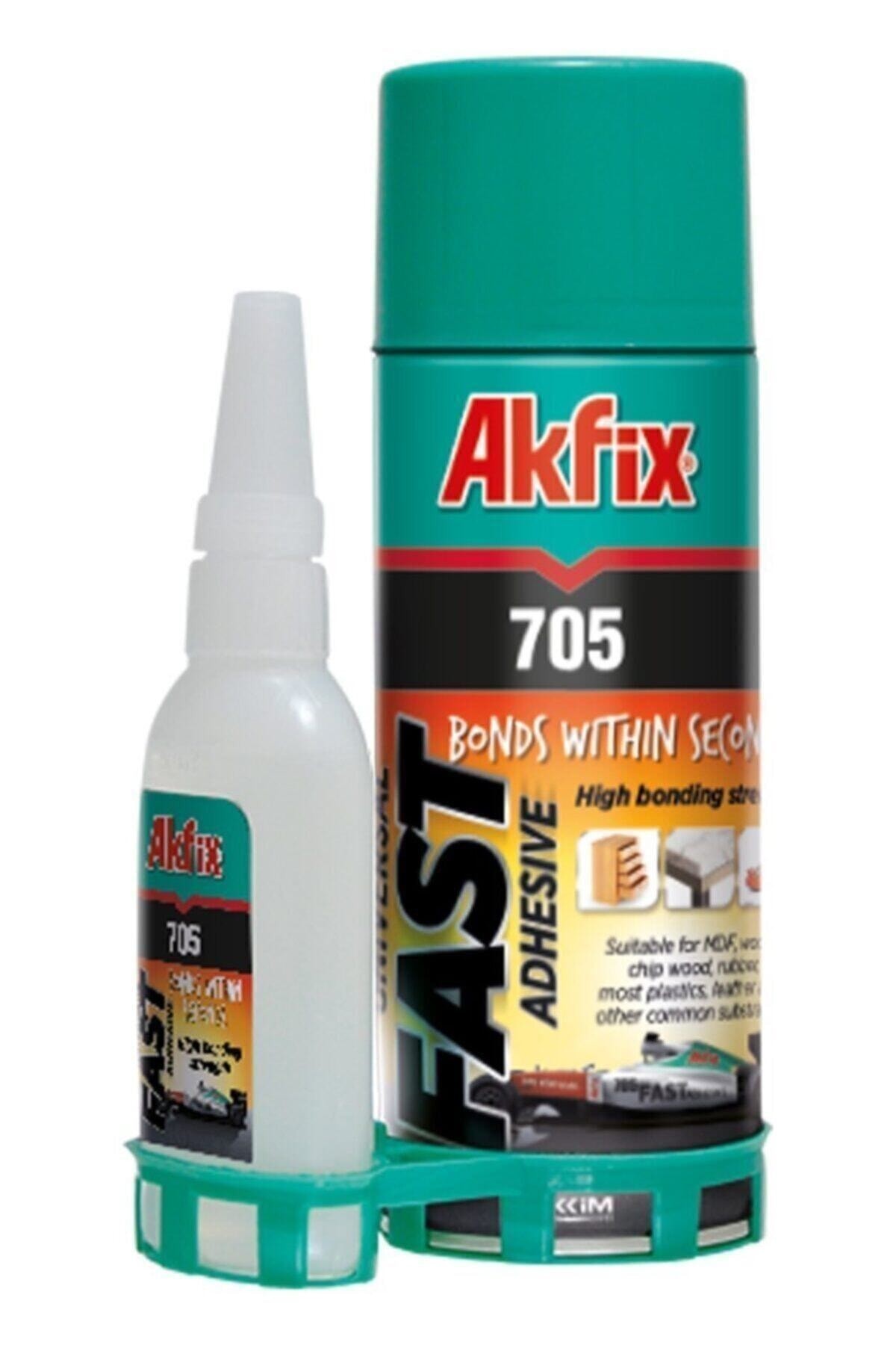 Akfix 705 Mdf Kit Hızlı Yapıştırıcı 400ml + 100gr