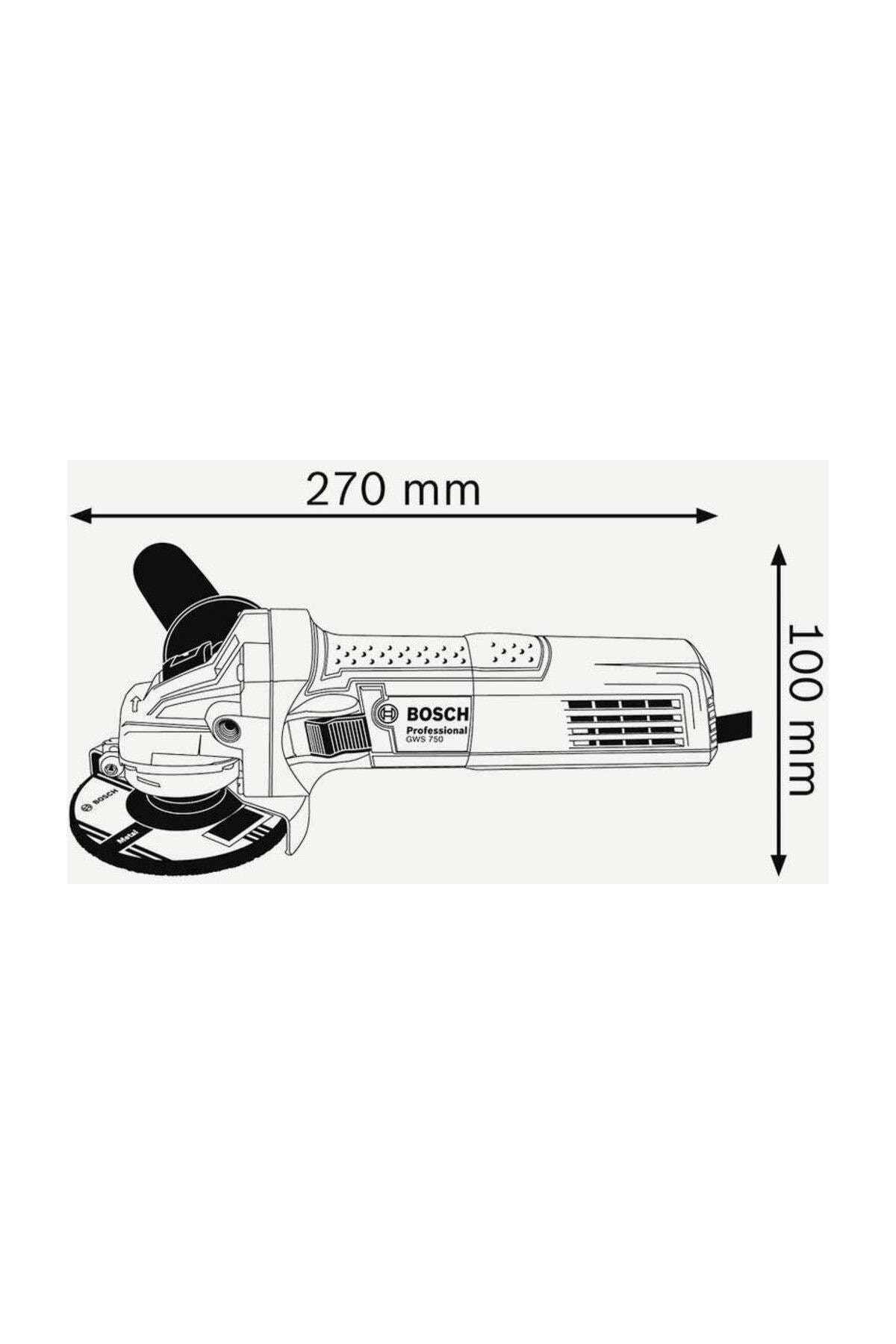 Bosch Gws 7-115 Profesyonel 720w Avuç Taşlama