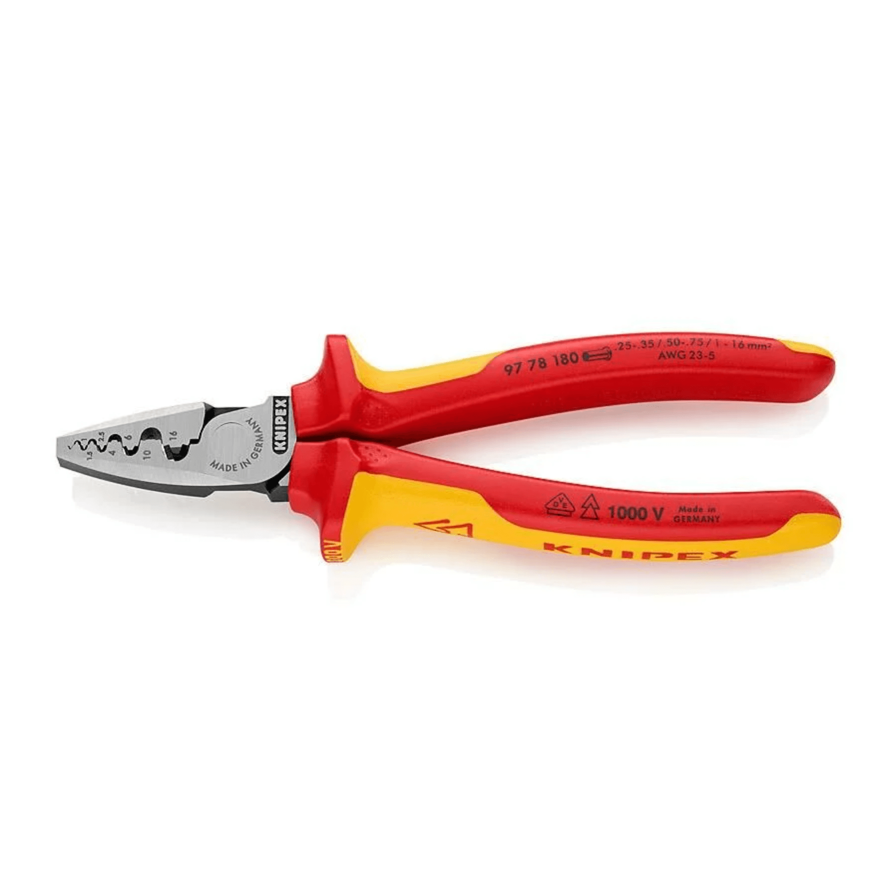 Knipex 9778180 Yüksük Sıkma Pensesi