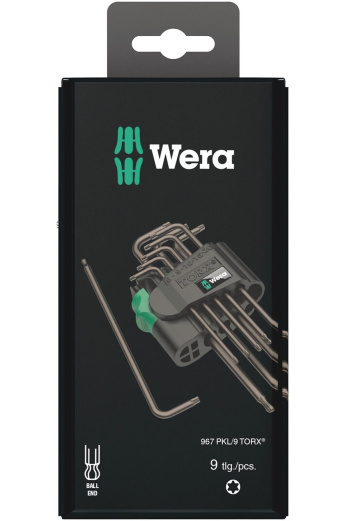 Wera 967/9 Torx Kısa Alyan Set 05073598001