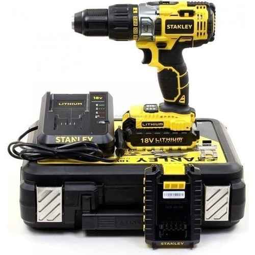 Stanley STDC18LHBK-TR 18Volt/2,0Ah Li-ion Çift Akülü Profesyonel Darbeli Matkap