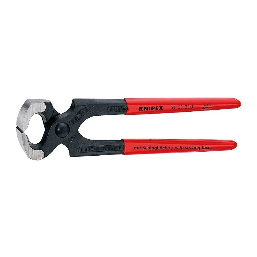 Knipex 51 01 210 Çekiç Özellikli Kerpeten 210 mm