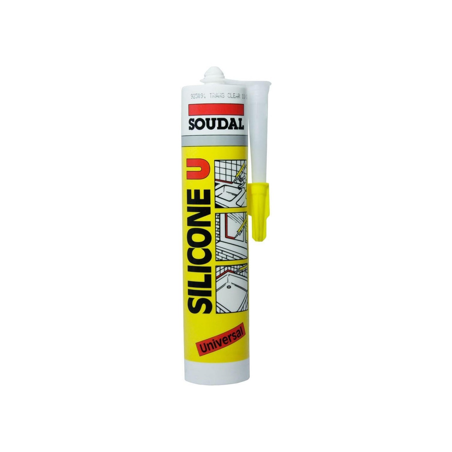 Soudal Silikon Şeffaf 280 Gr