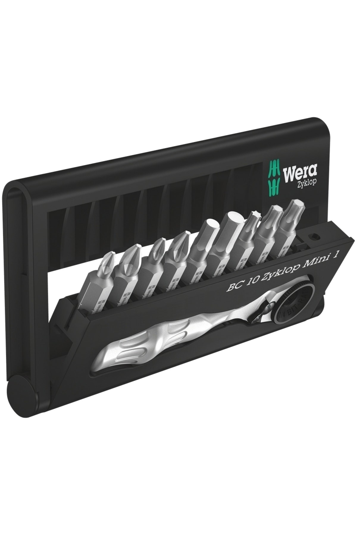 Wera Bit-check 10 Zyklop Mini Cırcır Seti 05073645001