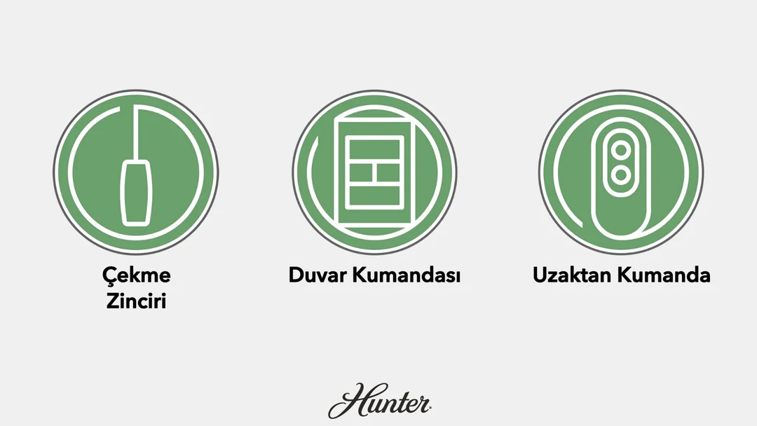 Tavan Vantilatörü Kontrol Yöntemleri