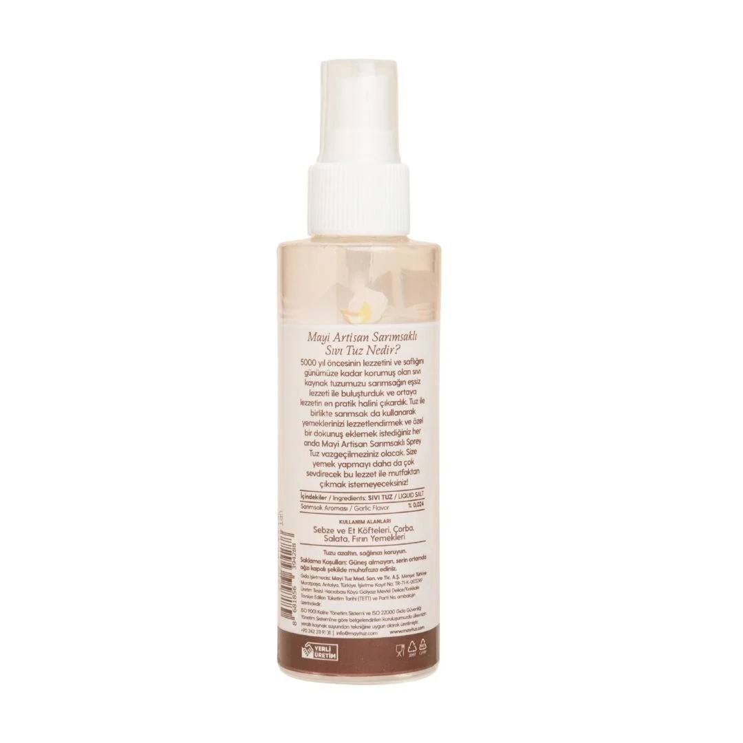 MAYİ ARTISAN SARIMSAKLI SIVI TUZ 150 ML X 12 ADET