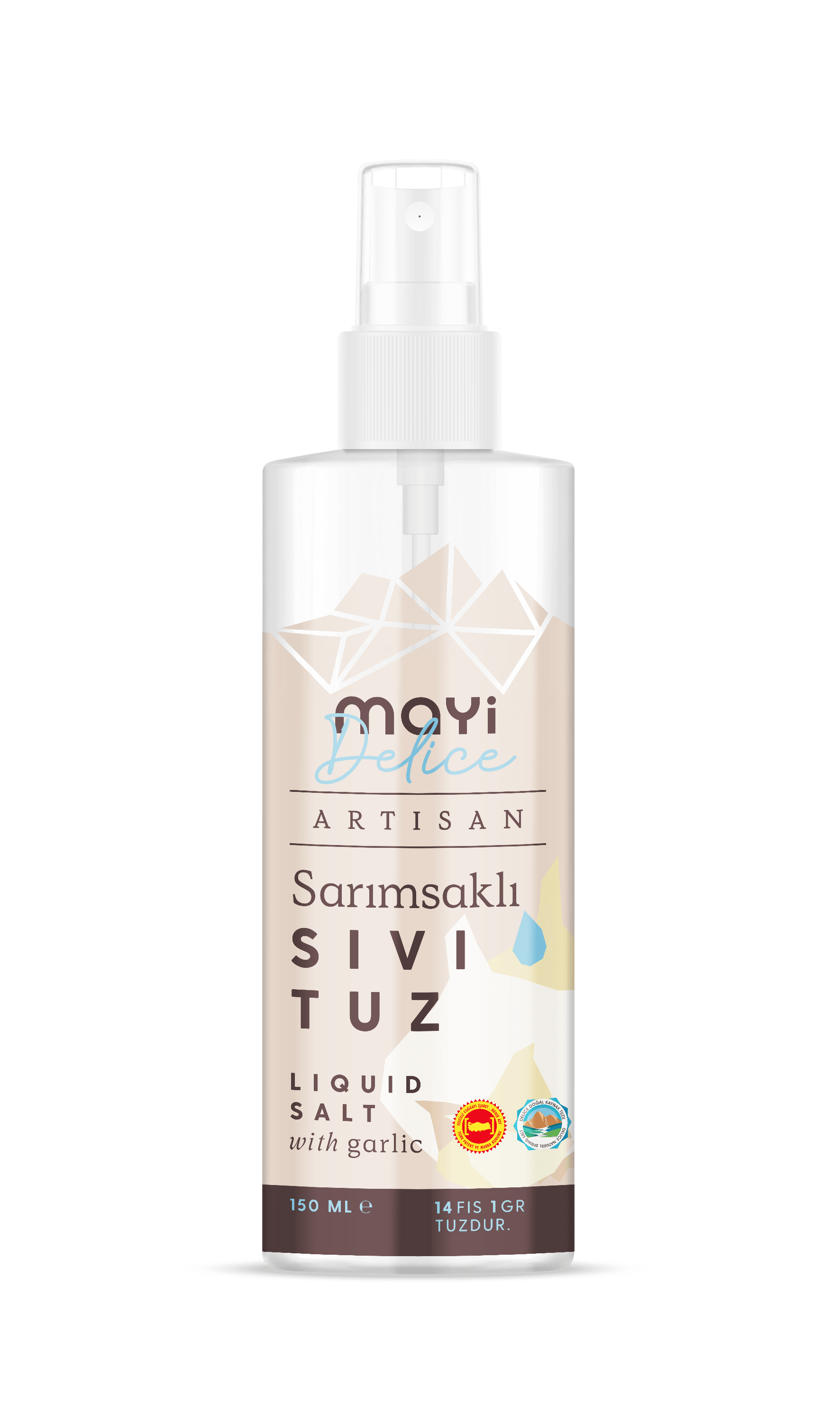 MAYİ ARTISAN SARIMSAKLI SIVI TUZ 150 ML