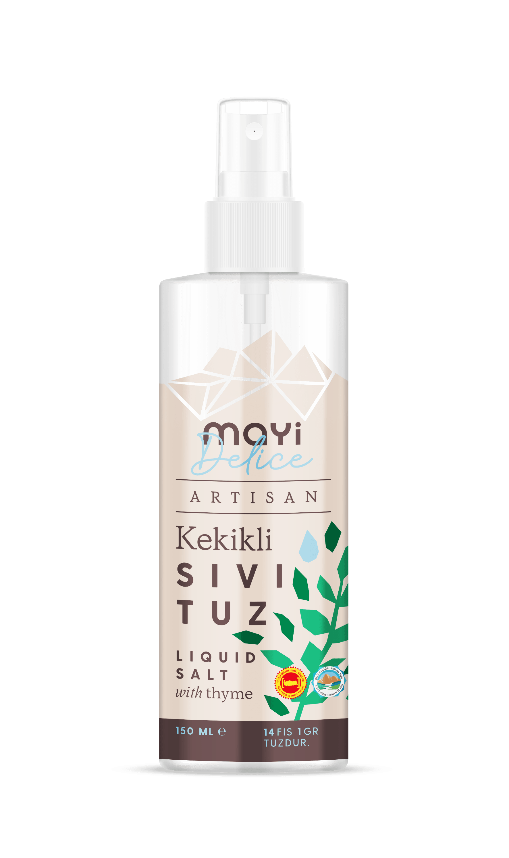 MAYİ ARTISAN KEKİKLİ SIVI TUZ 150 ML