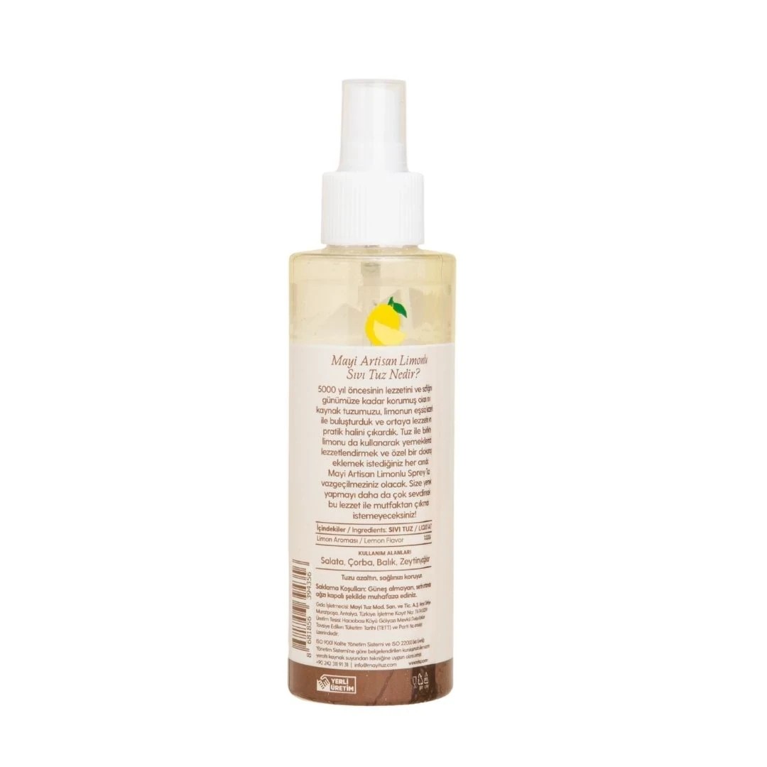 MAYİ ARTISAN LİMONLU SIVI TUZ 150 ML X 12 ADET