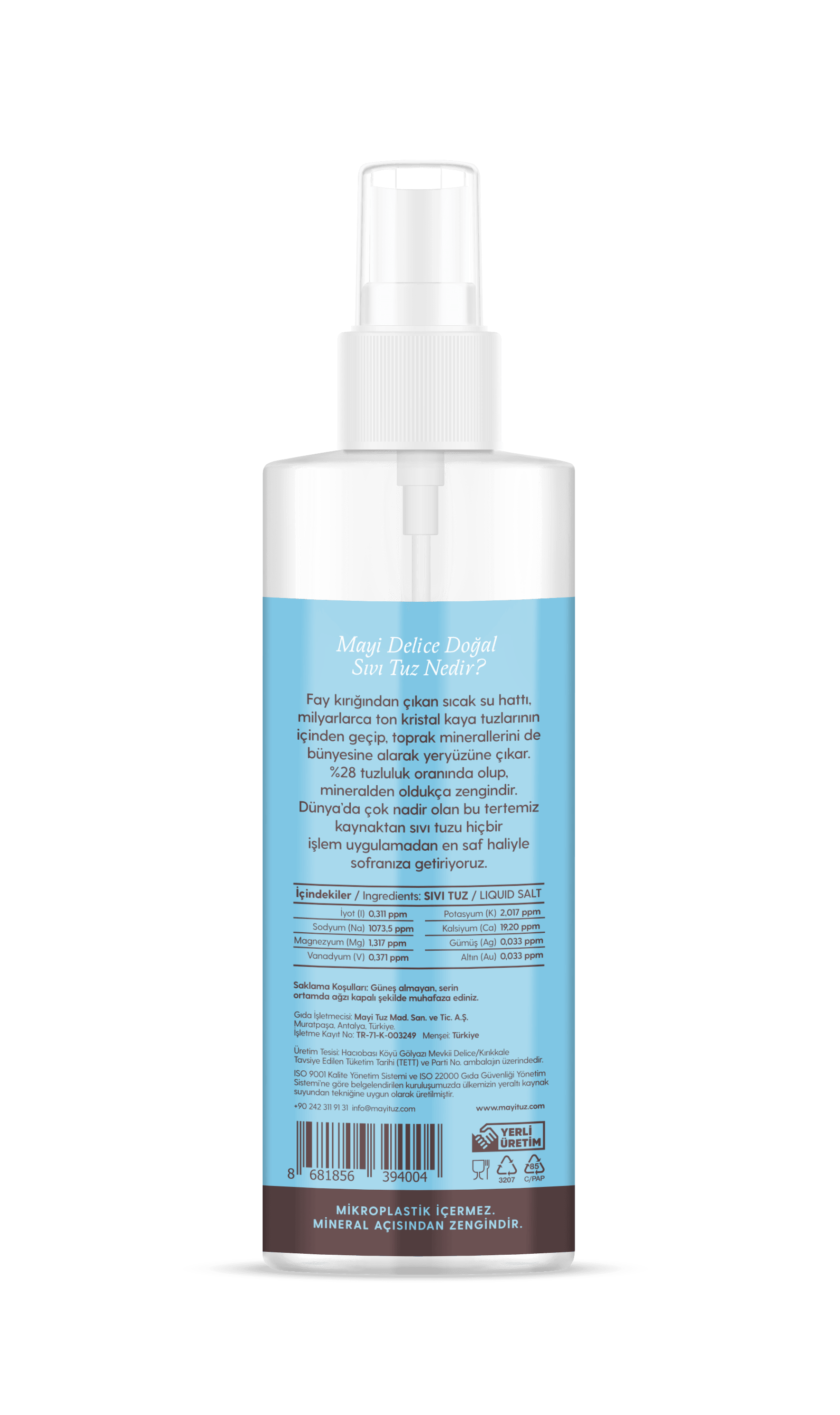 MAYİ SIVI TUZ SPREY 150 ML