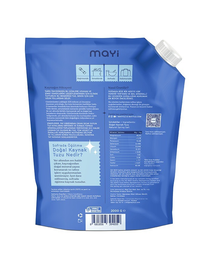 MAYİ SALAMURA  TUZU 2 KG