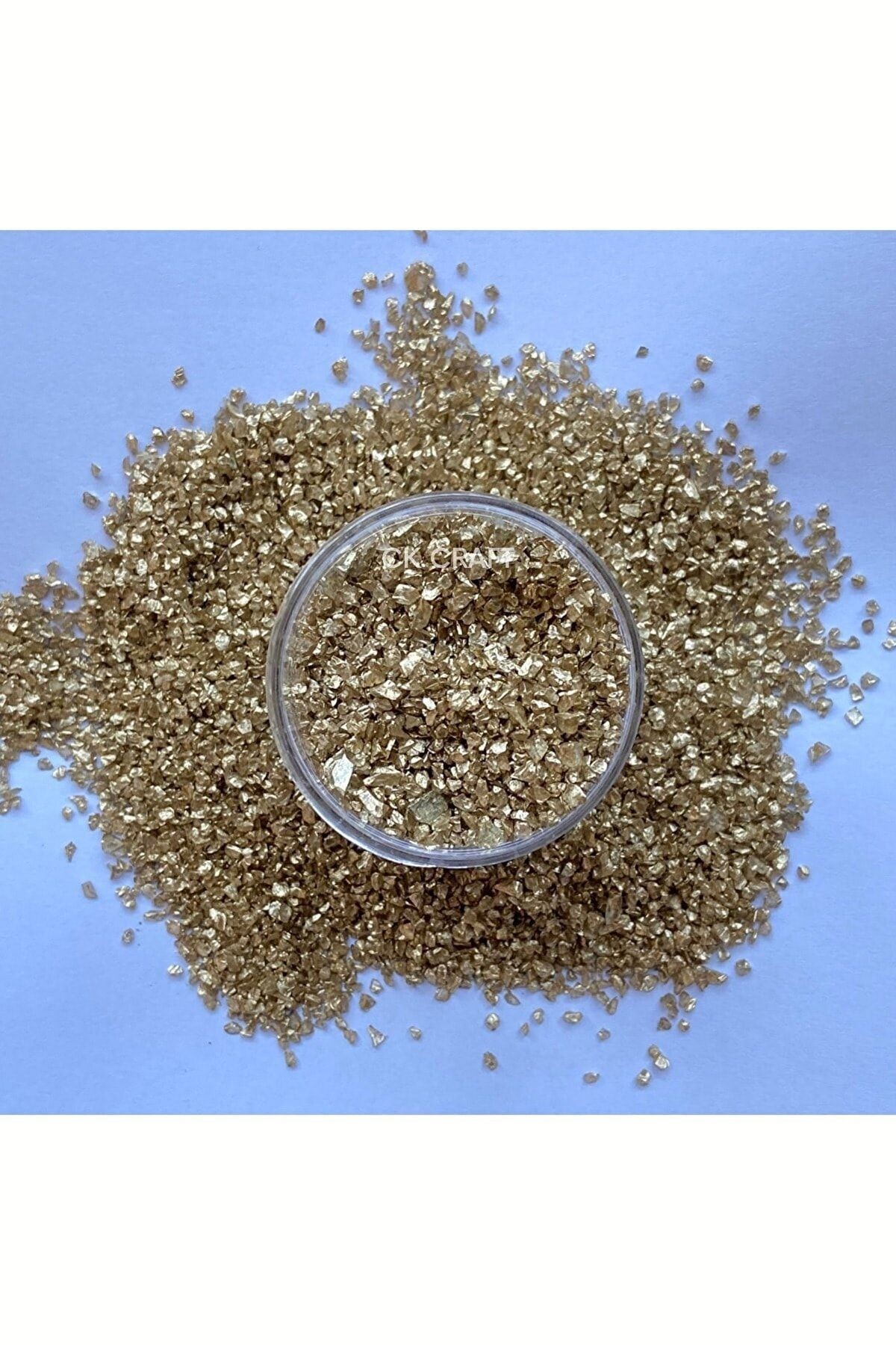 Epoksi Reçine 50gr Altın Yaldız Cam Aksesuar , Dekoratif Cam , Dekoratif Kırık Cam , Epoksi Aksesuar
