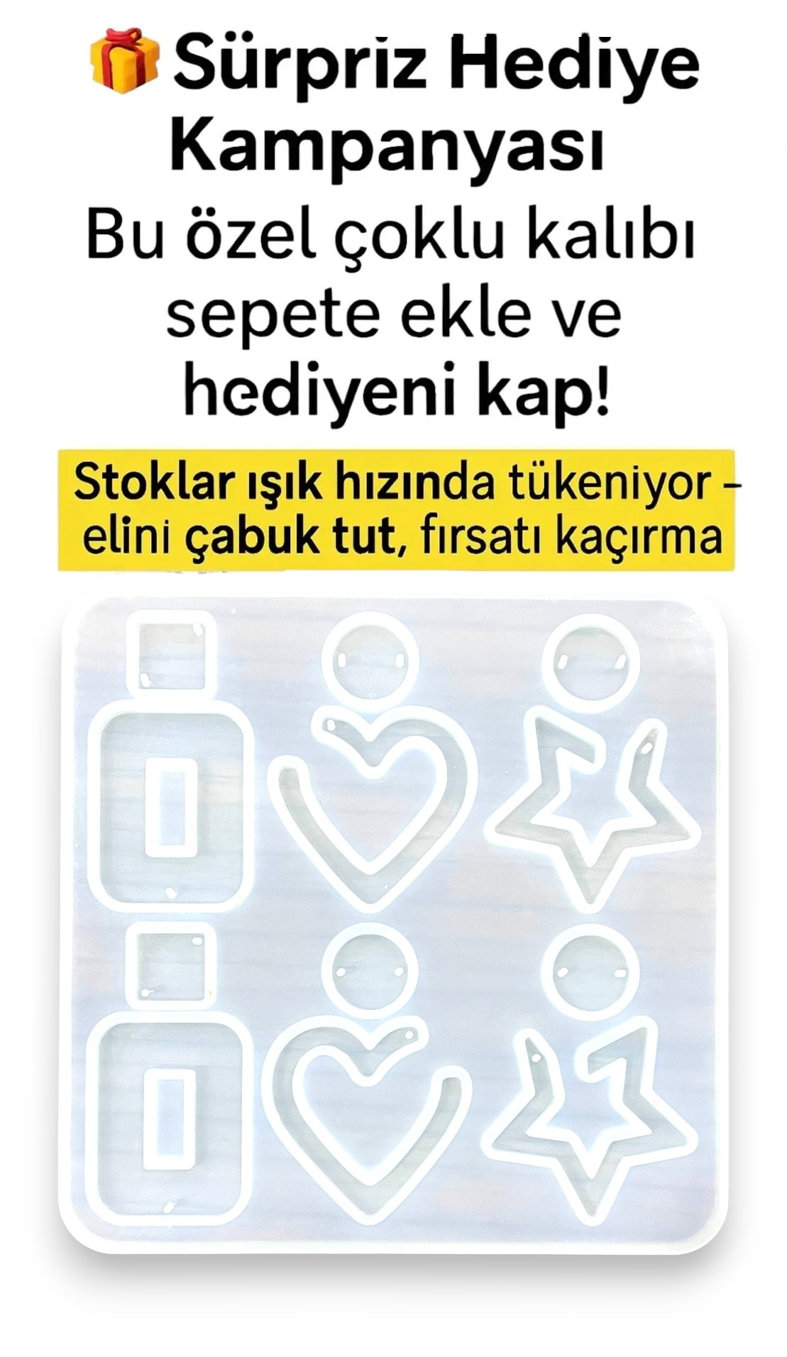 HEDİYE BEDAVA ÜRÜN  ÇOKLU PREMİUM KALIP