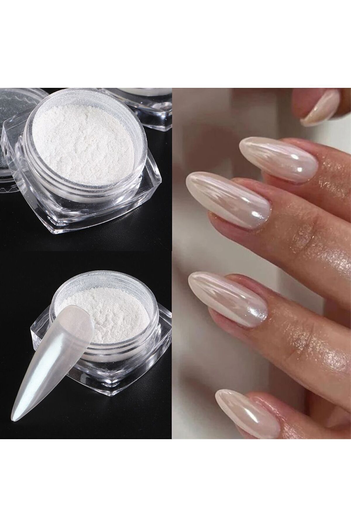 2 ADET İnci Tozu Inci Tozu 10ml Tırnak Oje Inci Tozu Epoksi Pigment Boya 2X-B10