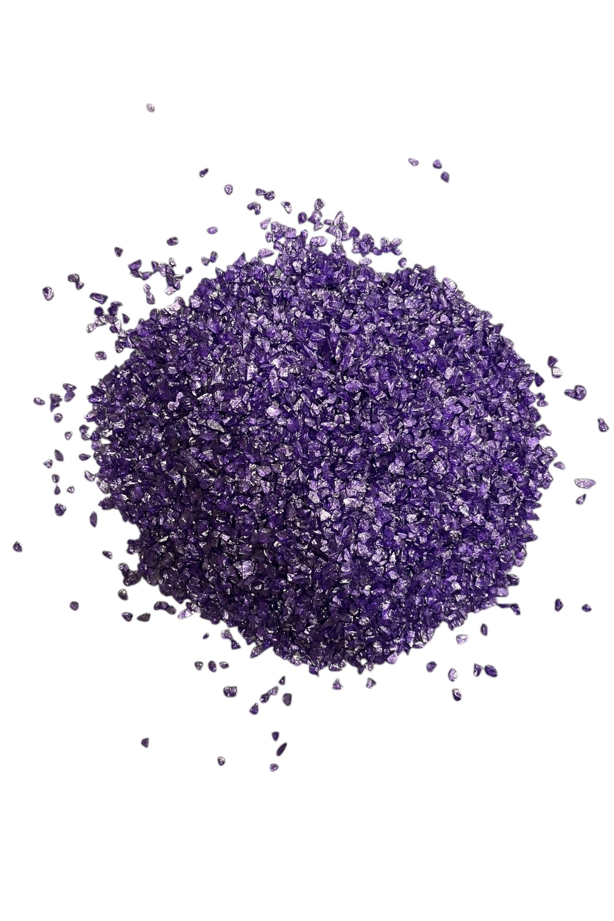 Epoksi Reçine 50gr Ametist Yaldız Kırık Cam Dekoratif Cam Dekoratif Kırma Cam Mum kokulutaş