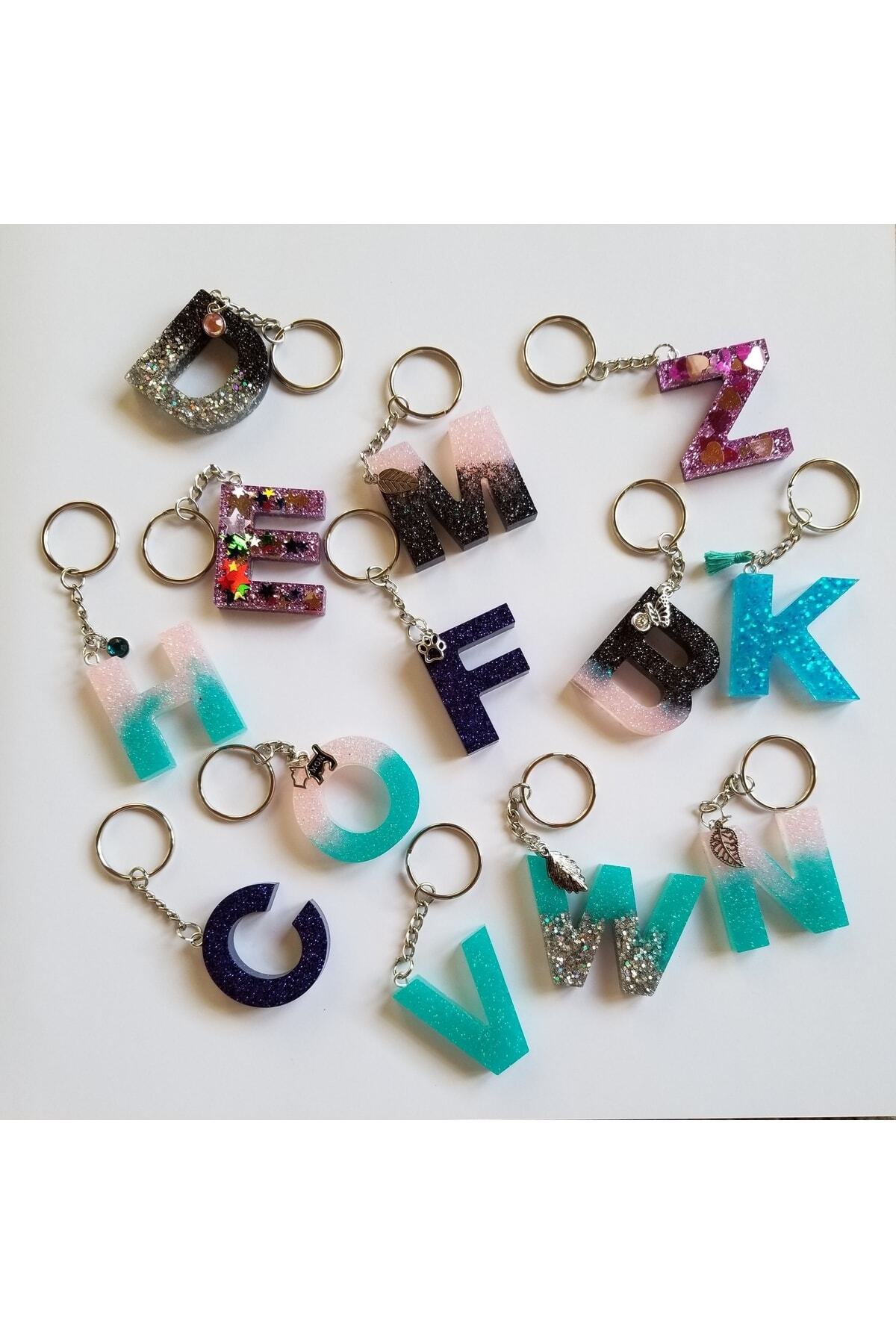 Anahtarlık Halkası 5 Adet, Epoksi Anahtarlık Halkası, Altın Anahtarlık Aparatı, Epoksi Reçine