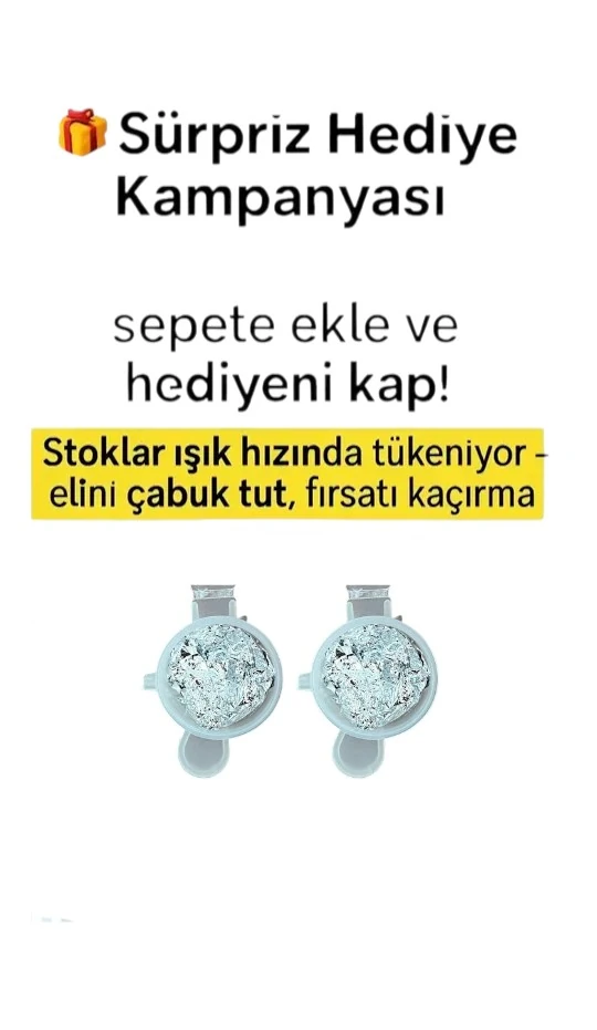 HEDİYE BEDAVA ÜRÜN   2 ADET GÜMÜŞ VARAK 