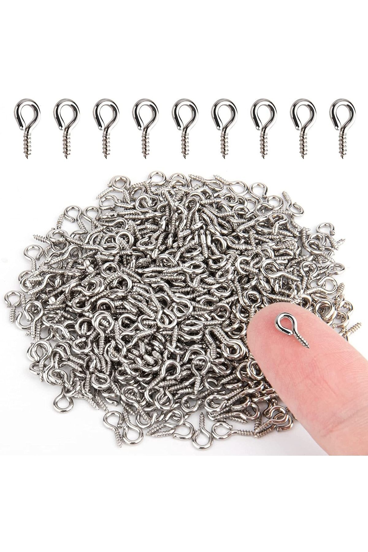Epoksi Anahtarlık Kolye Çivisi 50adet 8x4mm Takı Çivisi , Kolye Vidası, Epoksi Kolye Takı Çivisi