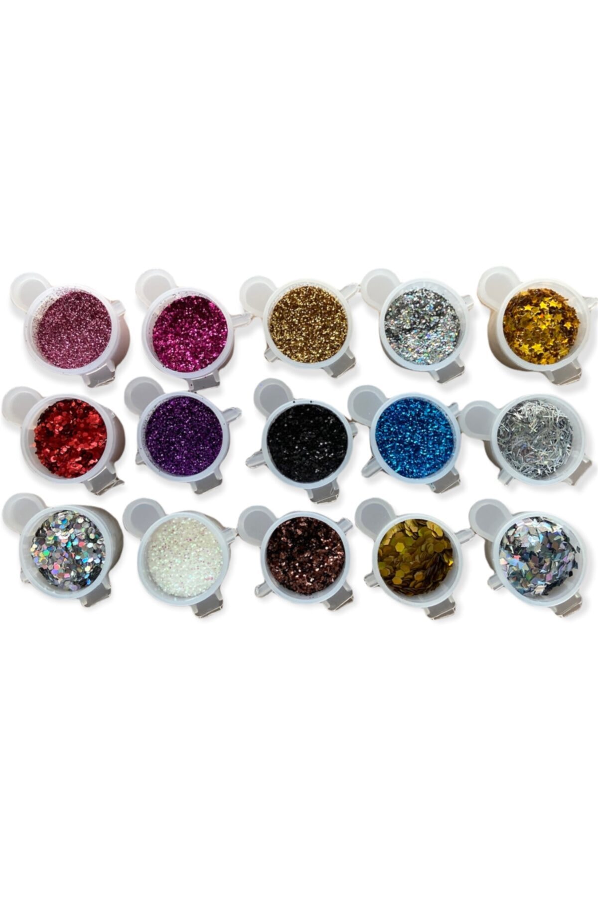 15x10ml Tırnak Sim, Epoksi Sim & Glitter, Mum Simi, Beton Sim, Sim Seti A6