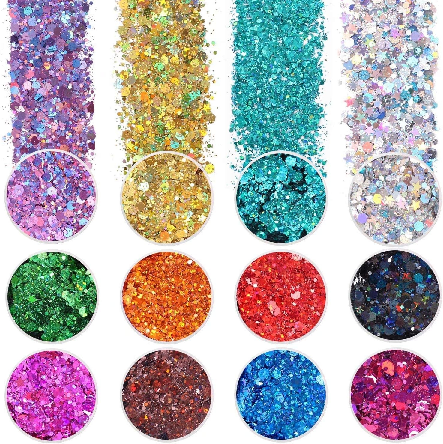 HEDİYE BEDAVA ÜRÜN  chunky glitter rastgele renk 