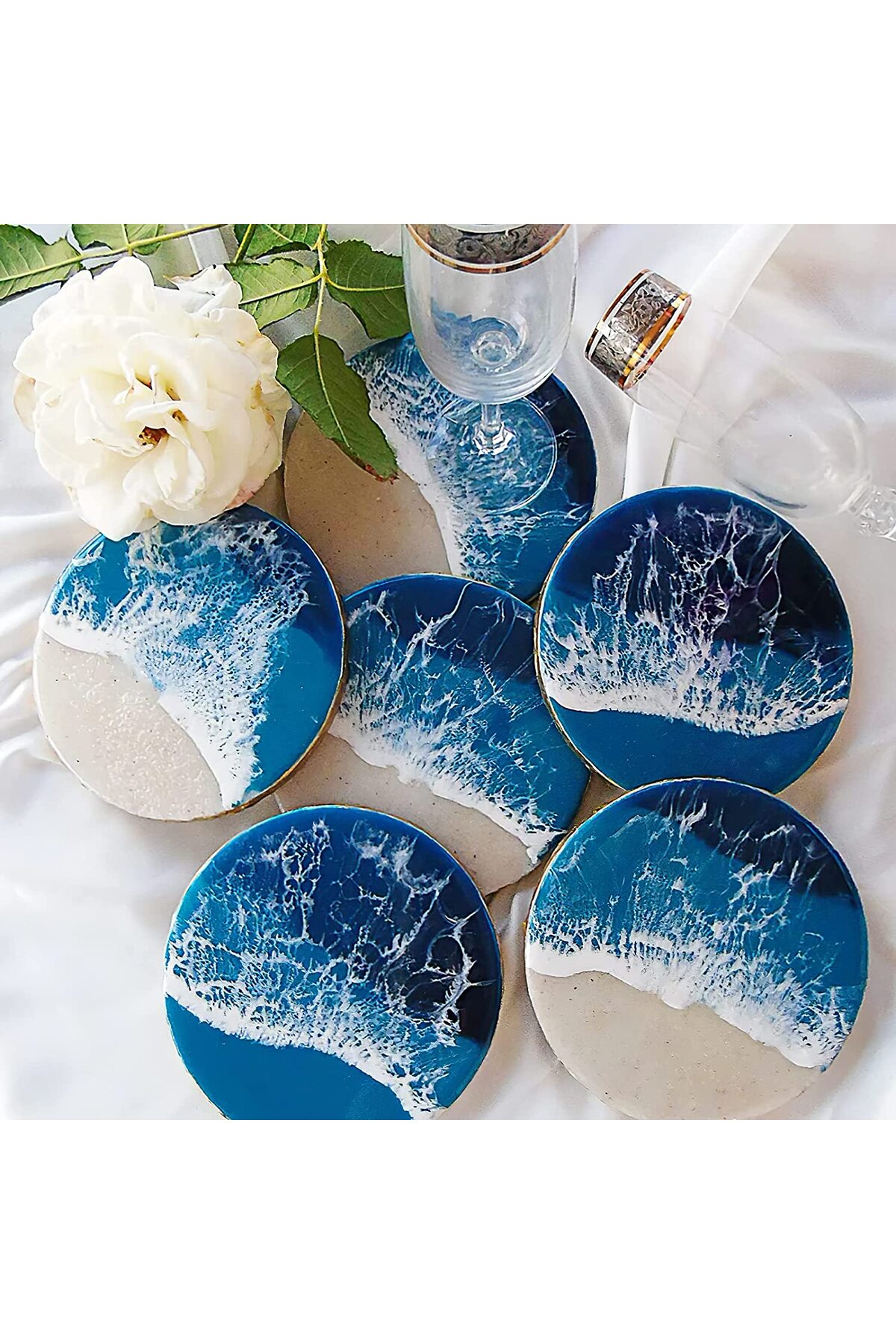 34 ADET Epoksi Mica Pigment ve Glitter Sim Seti , Epoksi Başlangıç Seti, Epoksi A7