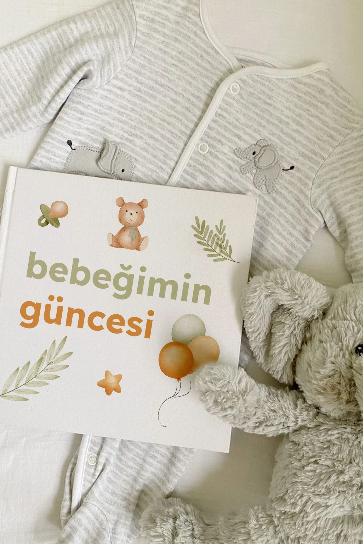 Bebek Günlüğü Anı Defteri 21cm x 21cm 50 Yaprak