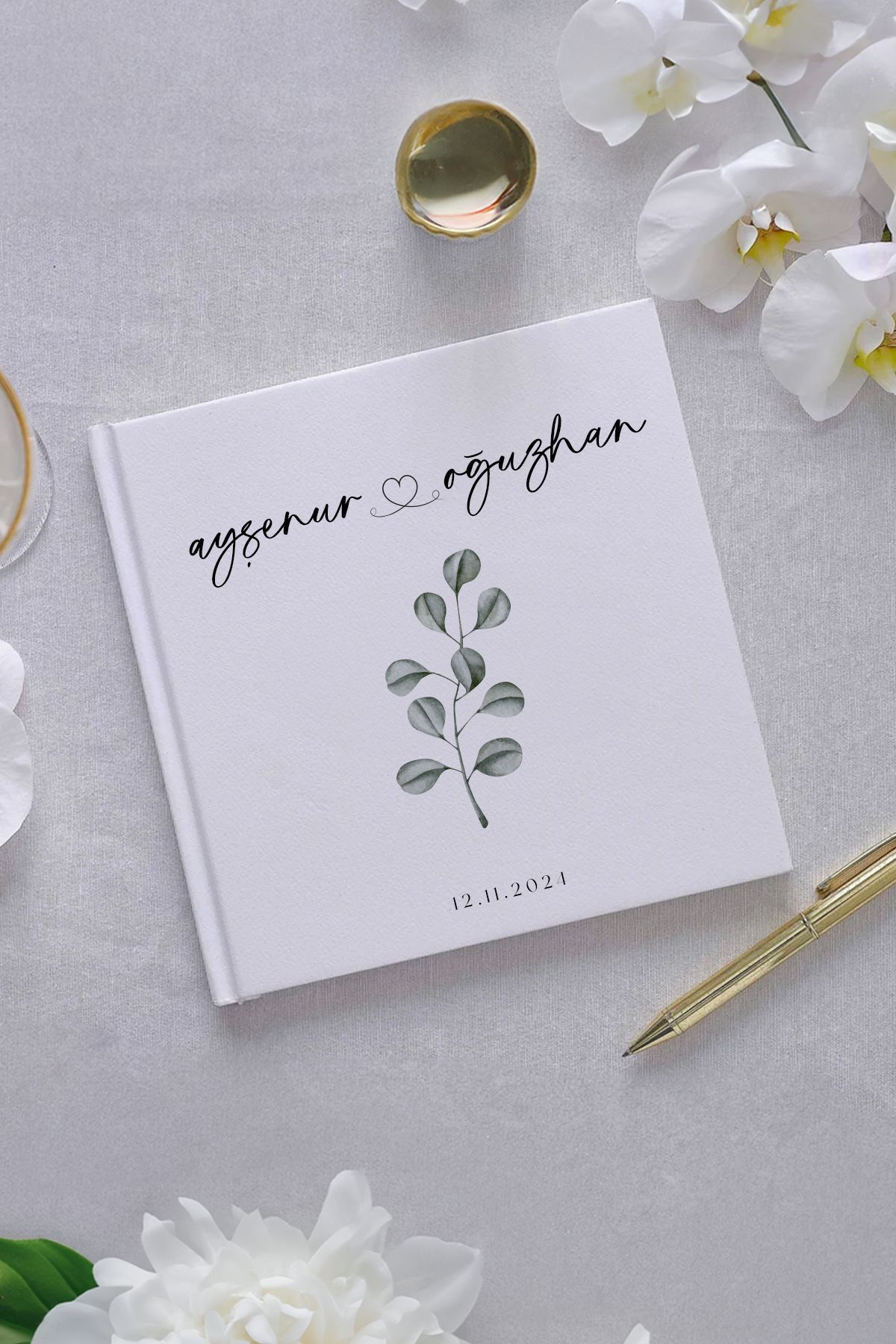 Düğün Özel Gün Anı Ve Ziyaretçi Defteri 21cm X 21cm 50 Yaprak