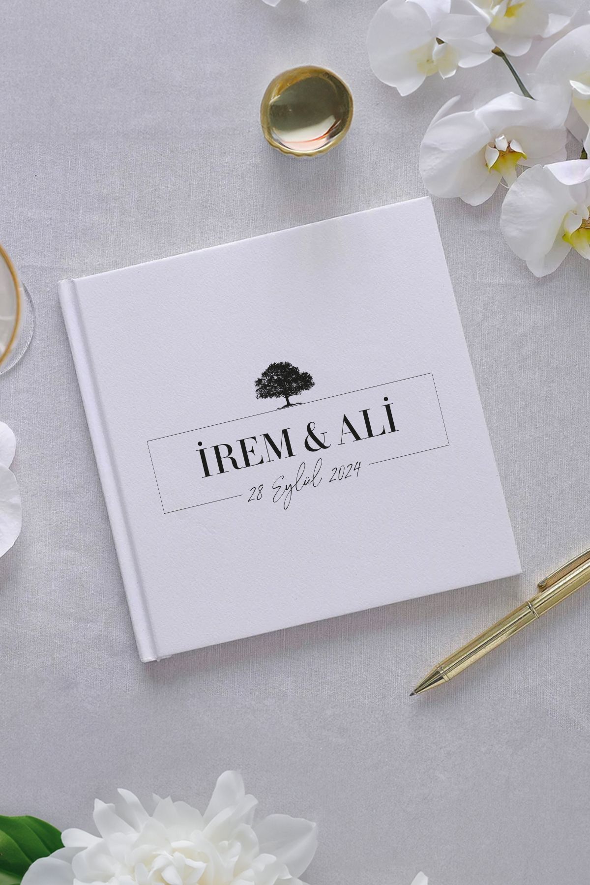Düğün Özel Gün Anı Ve Ziyaretçi Defteri 21cm X 21cm 50 Yaprak