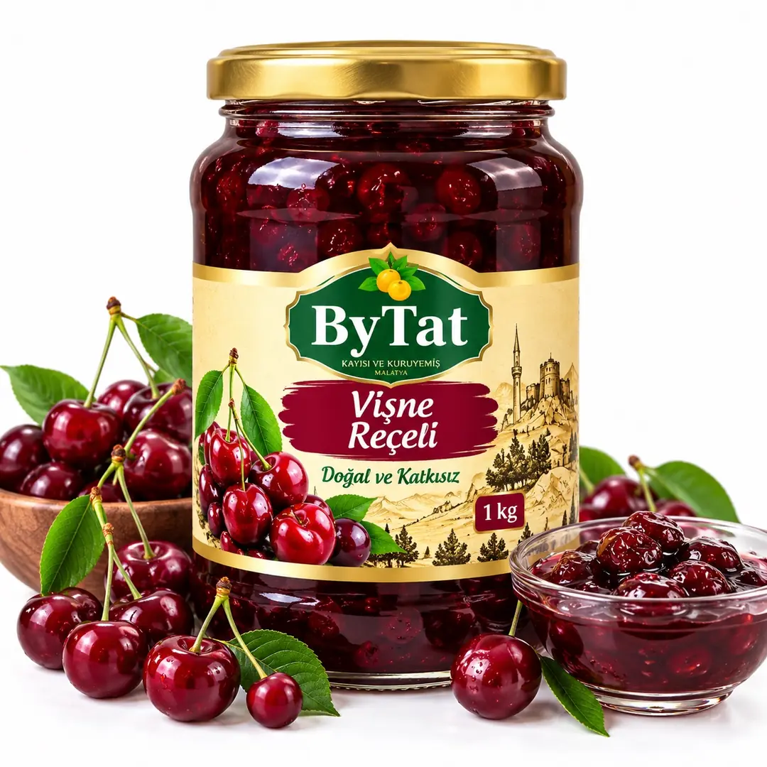 Malatya Vişne Reçeli Ev Yapımı (1KG)