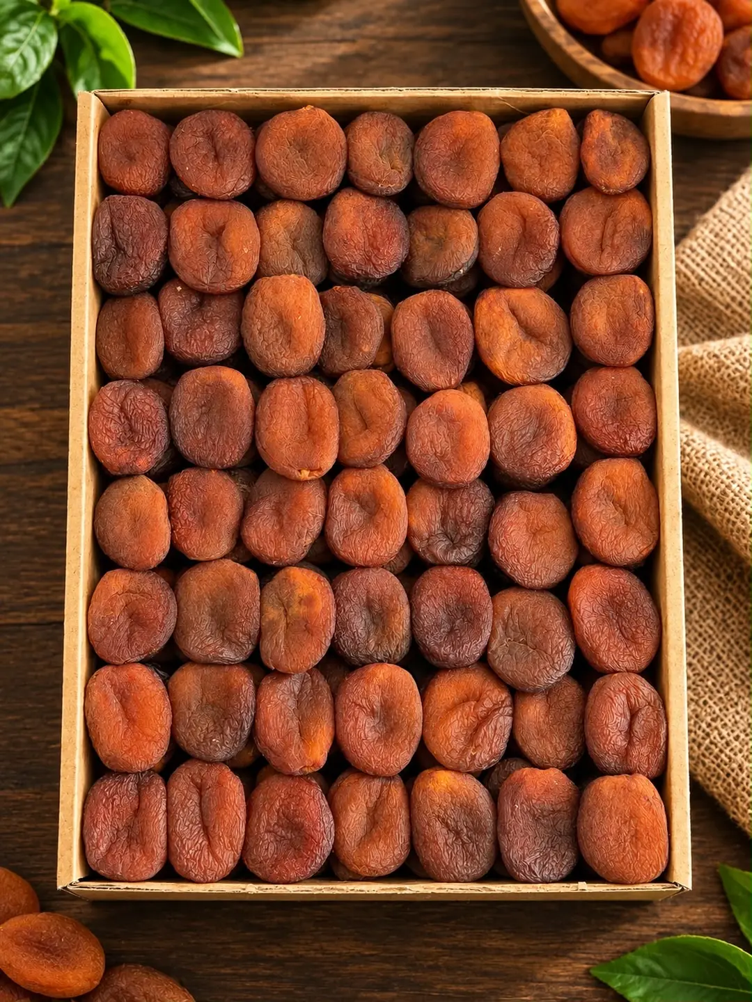 Yeni Mahsül Özel Jumbo Gün Kurusu Kayısı (80 Adetli) 5 KG