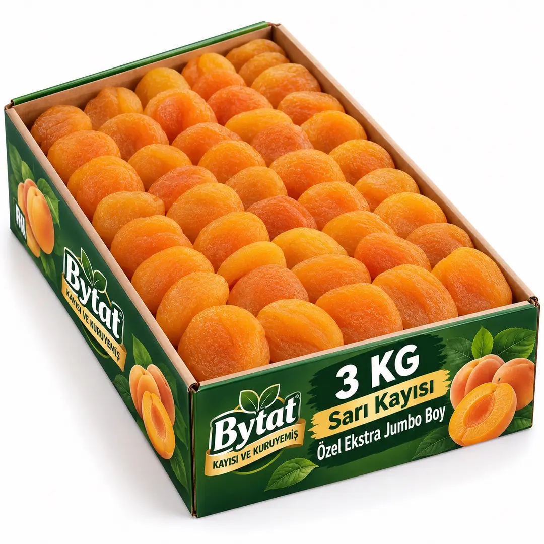 Sarı Kayısı Ekstra Jumbo Boy (3 KG)