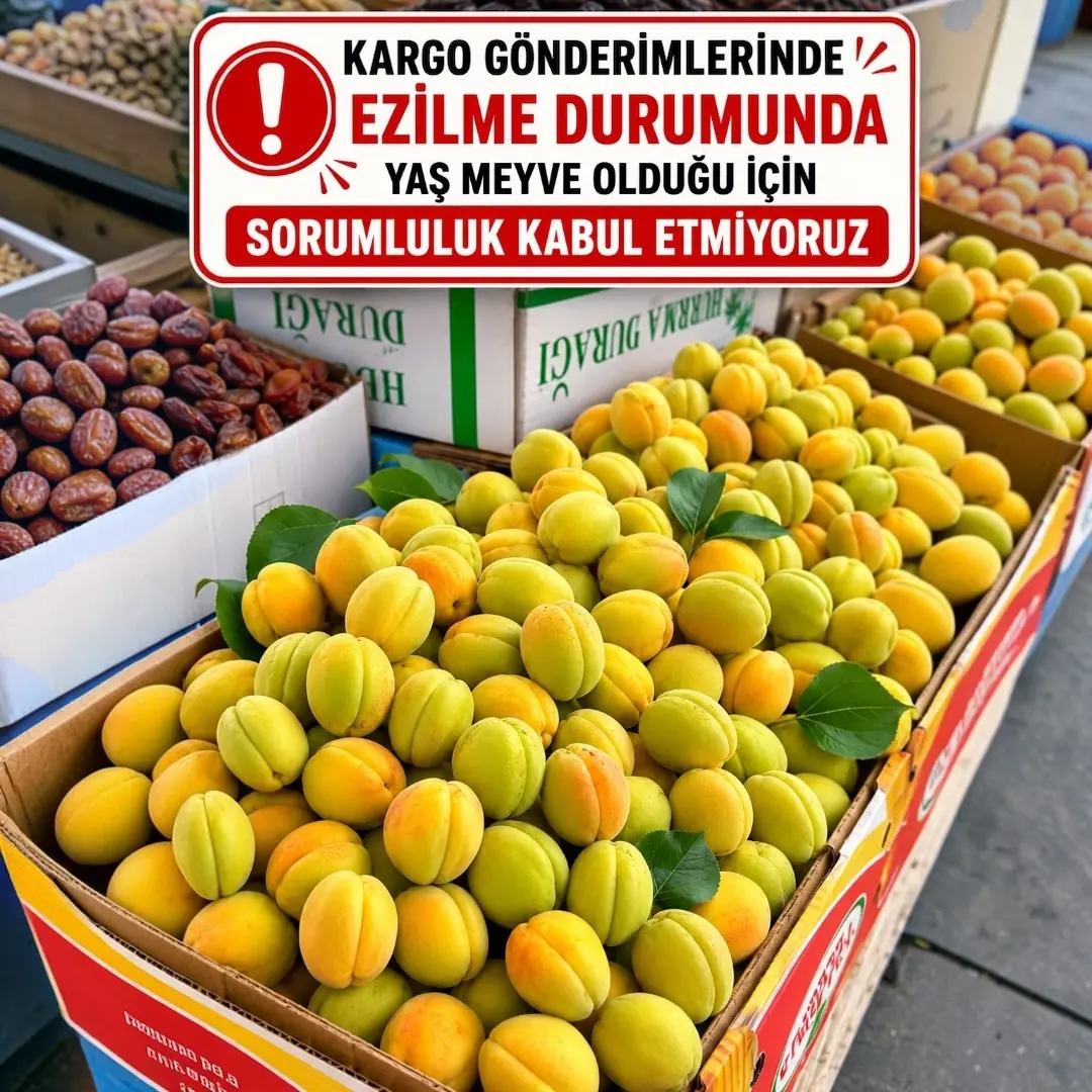 Malatya Taze Kayısı (Yaş Kayısı) 5 KG