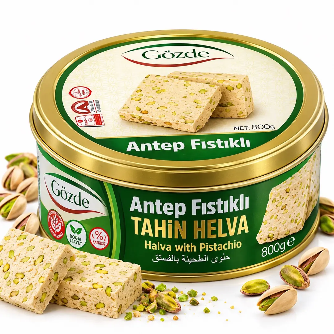 Antep Fıstıklı Tahin Helva (800gr)