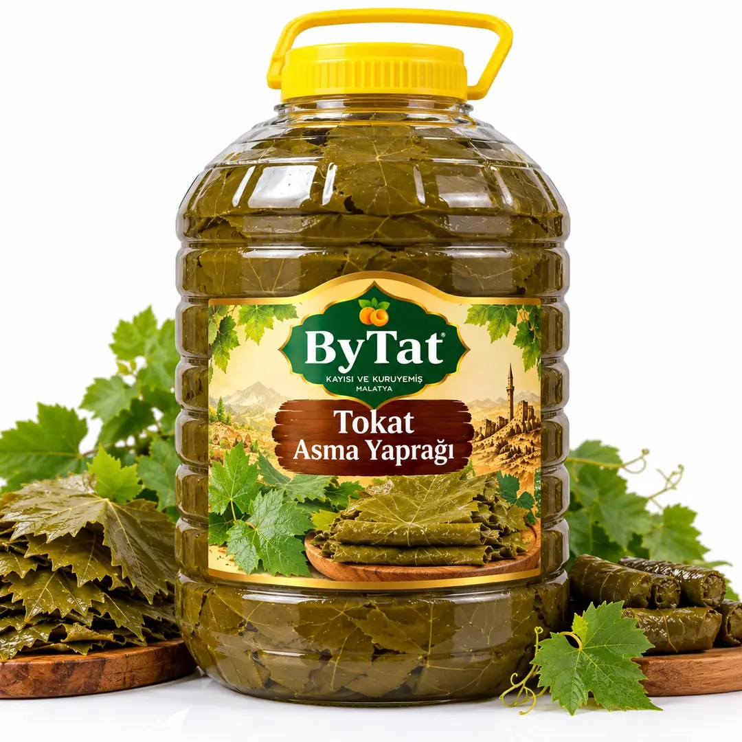 Tokat Asma Üzüm Yaprağı Yeni Mahsül (5kg Bidon) 
