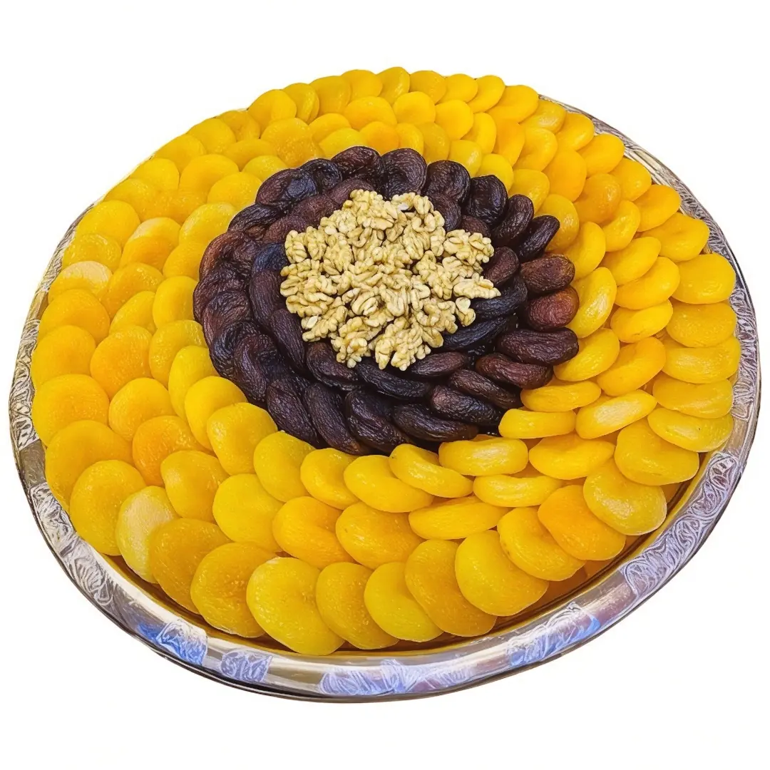 Metal Tepsi Hediyelik Kayısı (2000gr)