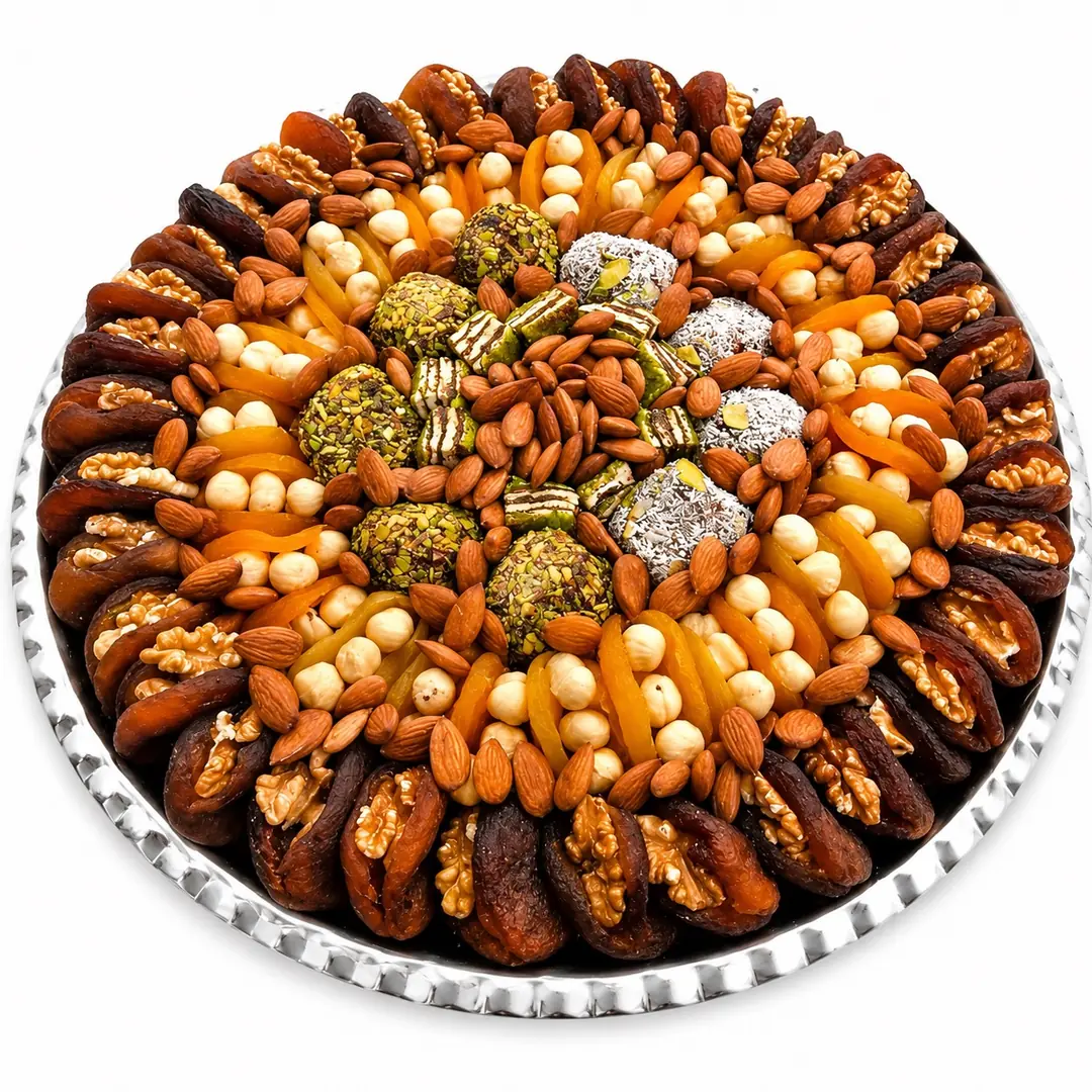 Özel Bakır Tepside Hediyelik Kayısı