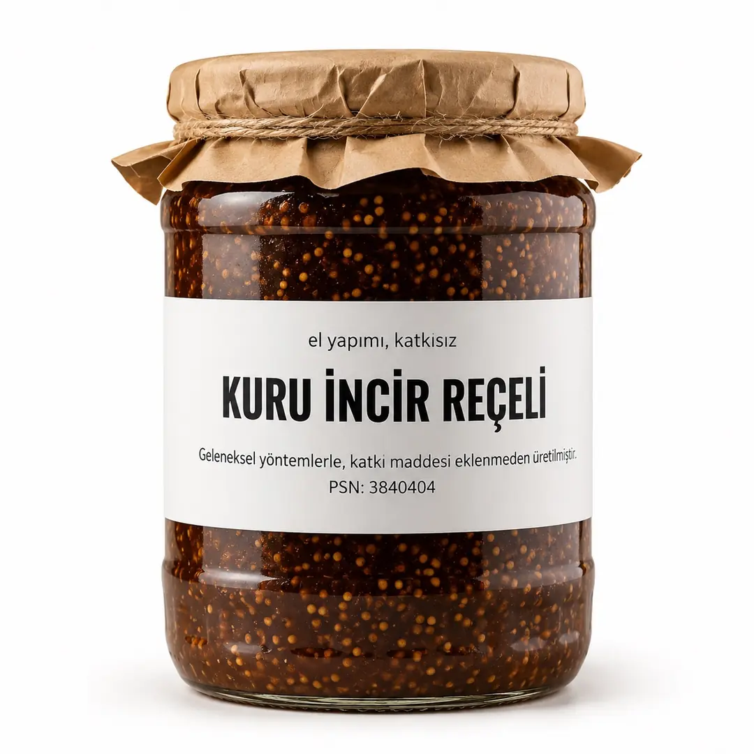 Kuru İncir Reçeli (%100 Doğal) 1 KG