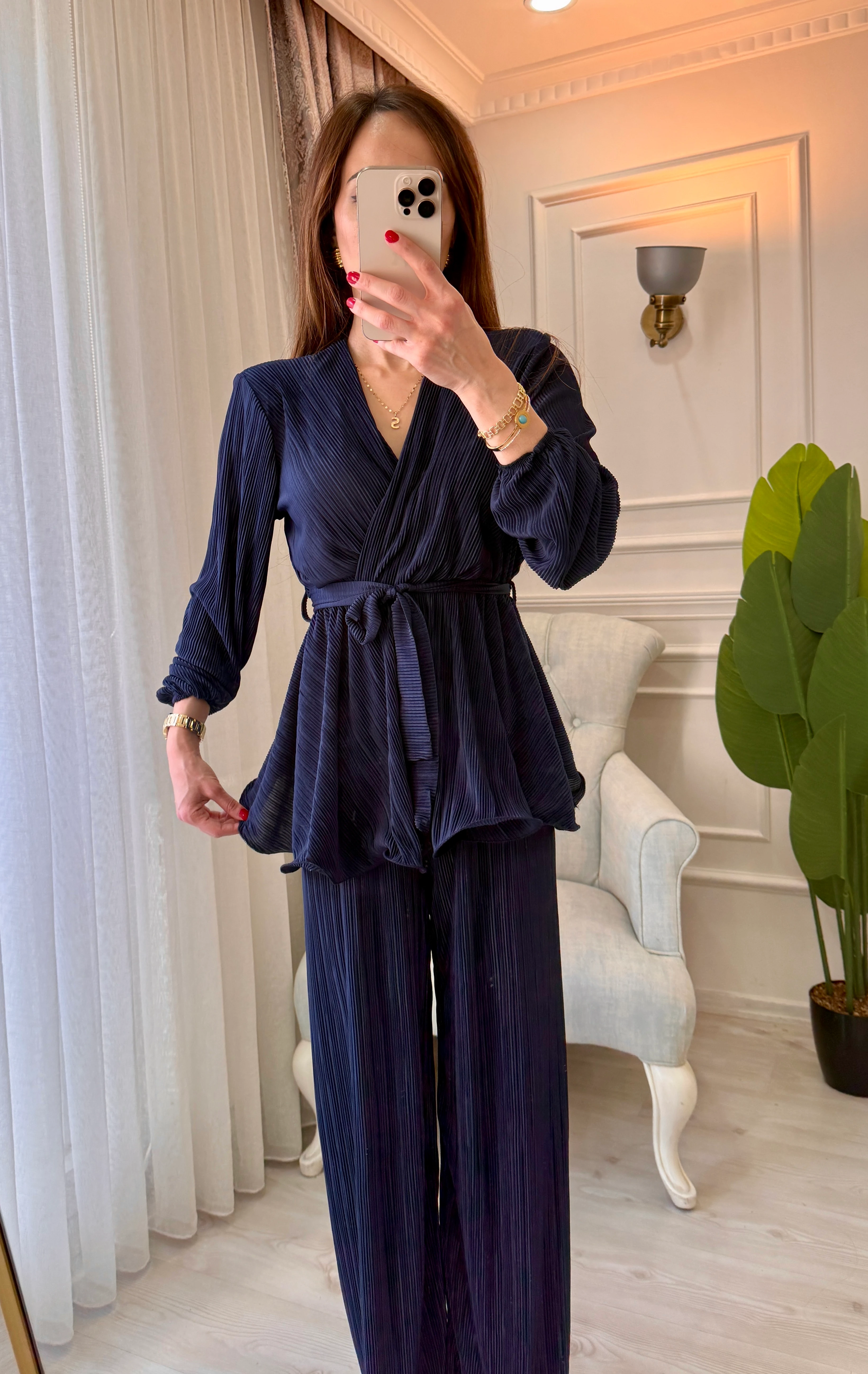 PİLİSE TAKIM LACİVERT