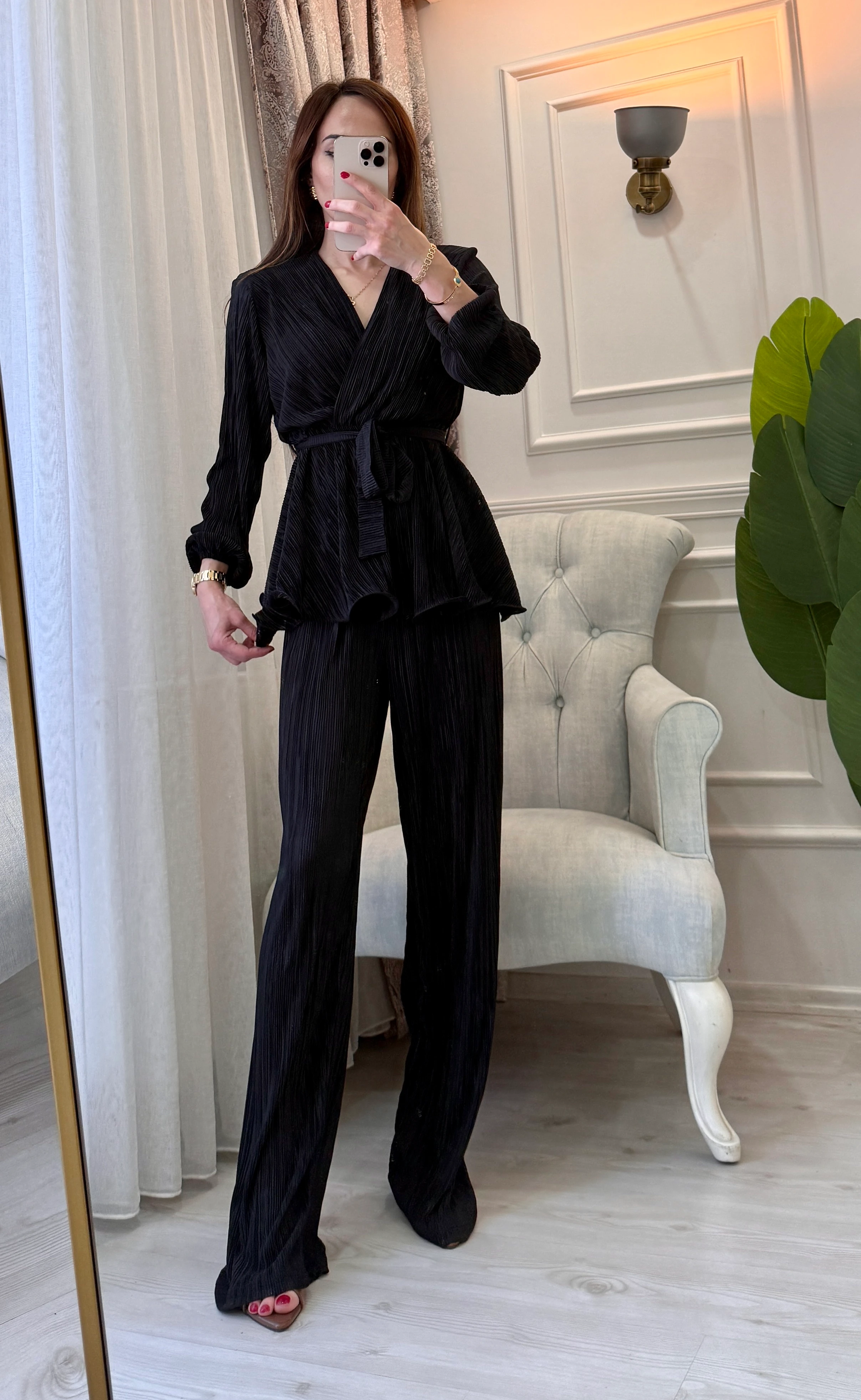 PİLİSE TAKIM SİYAH