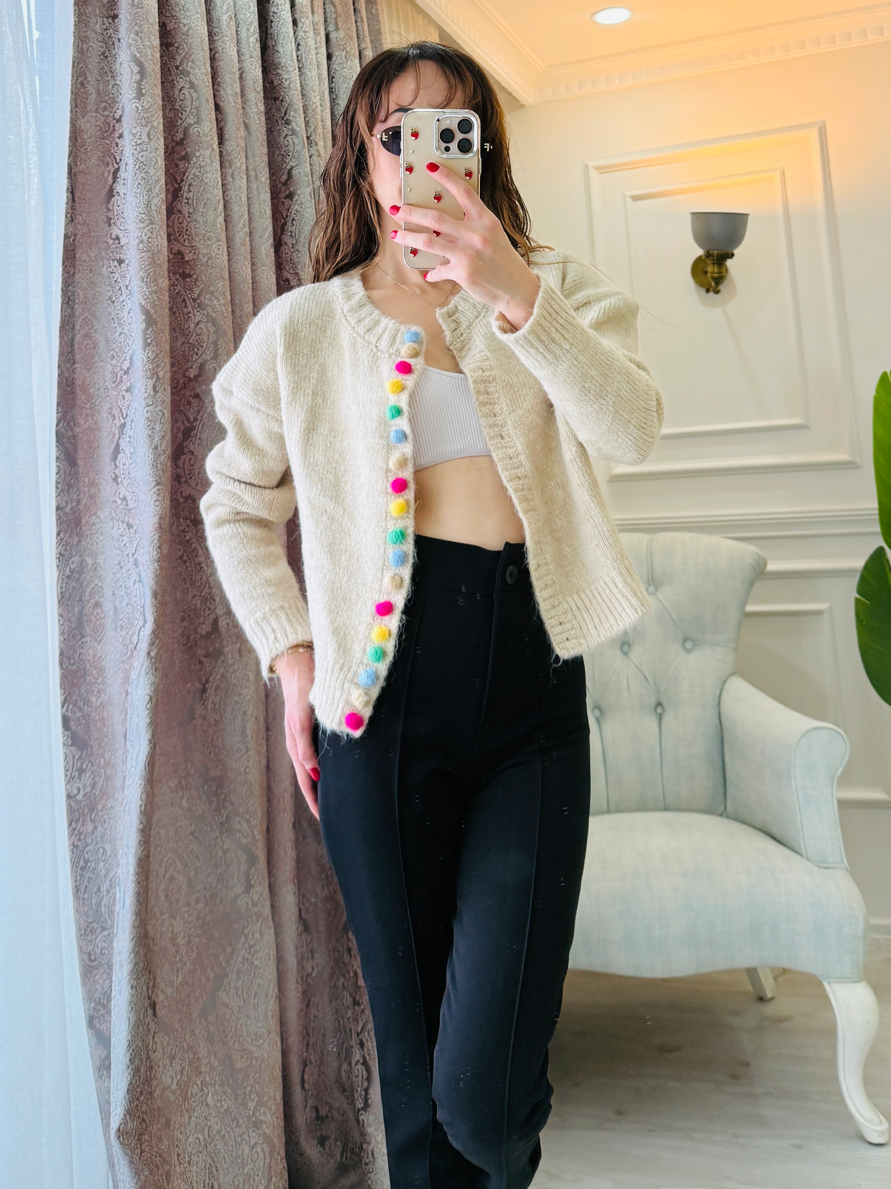 LİKRALI MANGO PANTOLON SİYAH