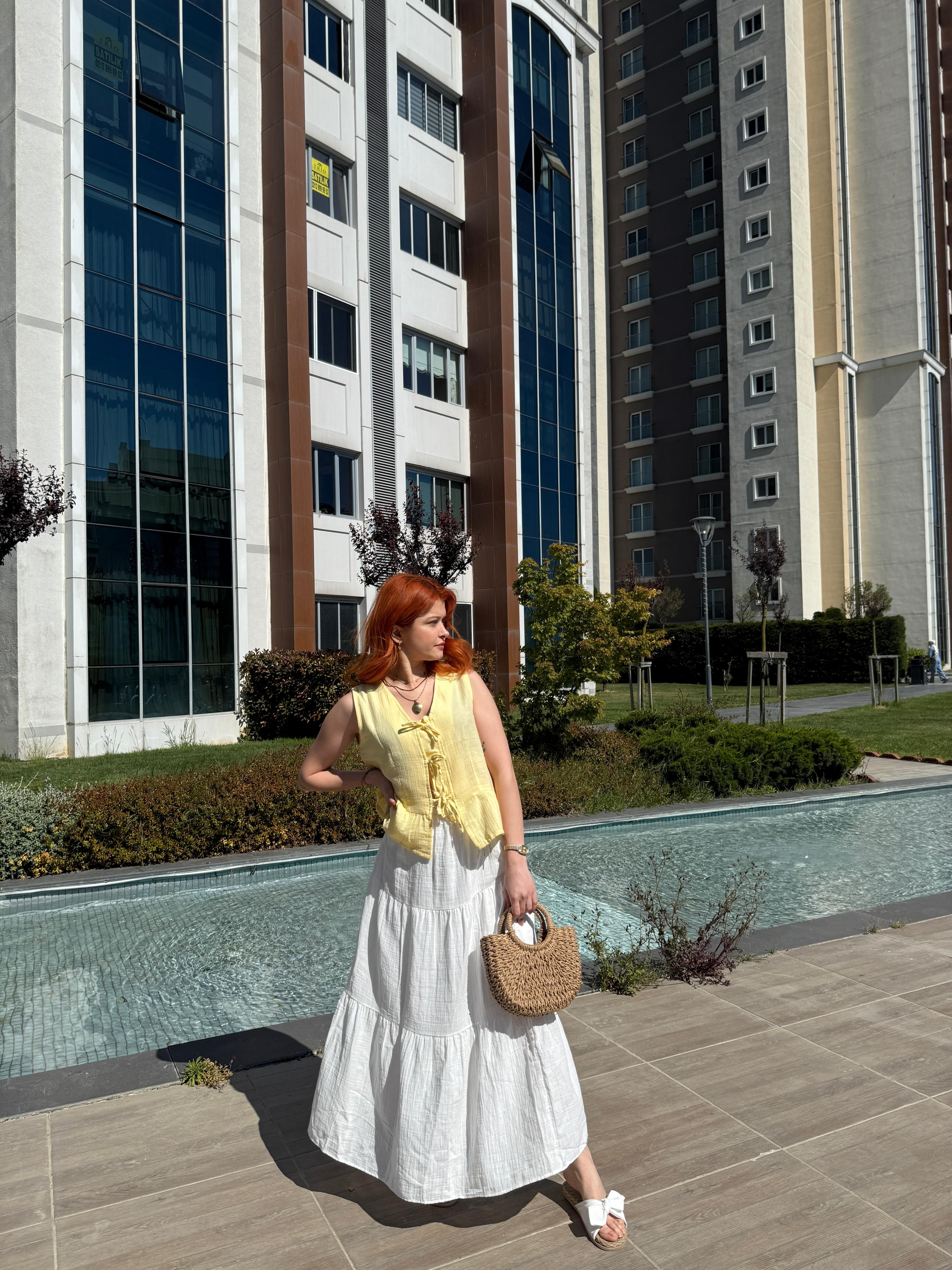 KETEN ETEK BEYAZ
