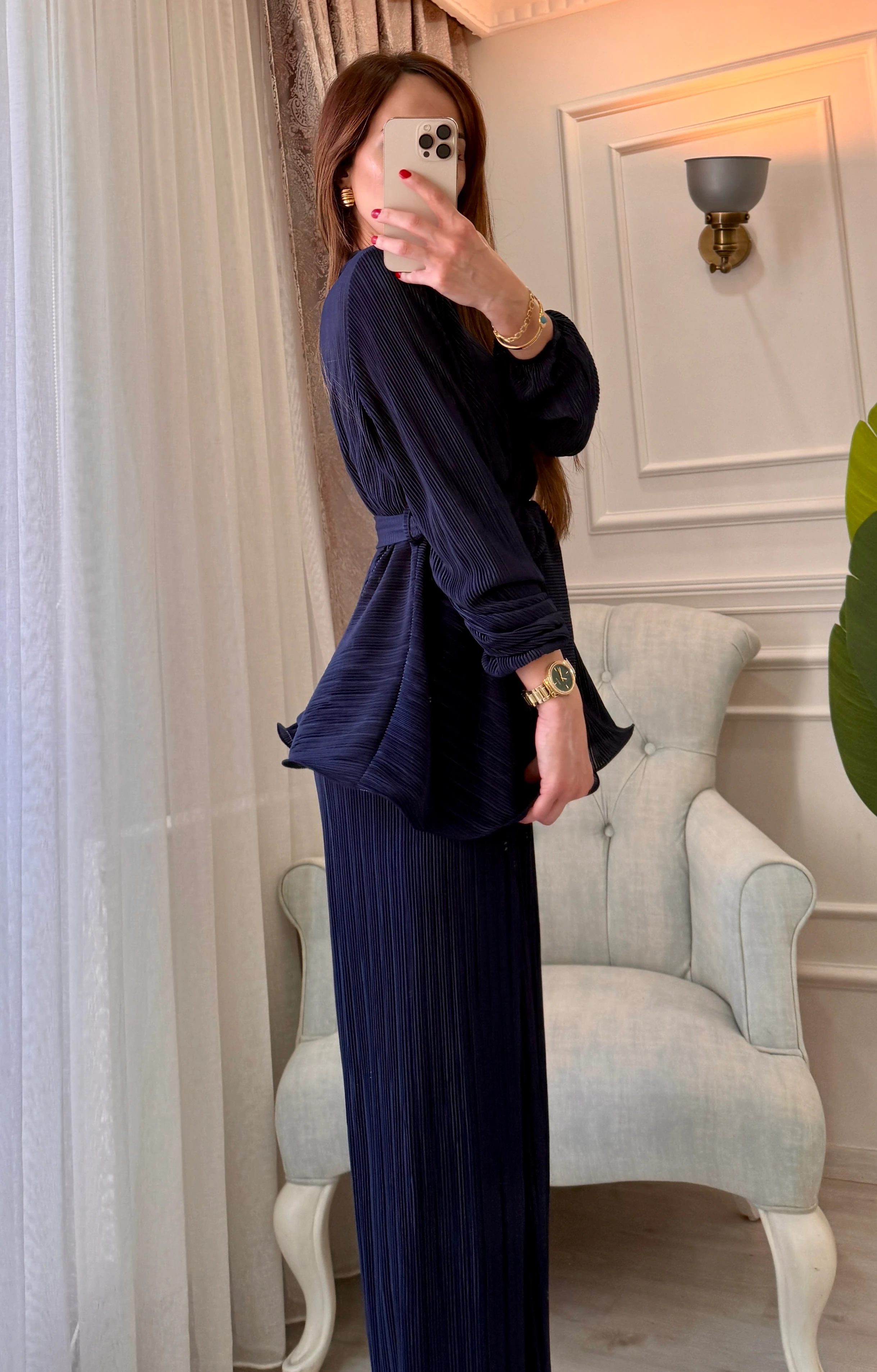 PİLİSE TAKIM LACİVERT